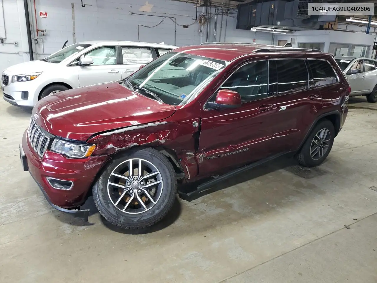 2020 Jeep Grand Cherokee Laredo VIN: 1C4RJFAG9LC402606 Lot: 65482325