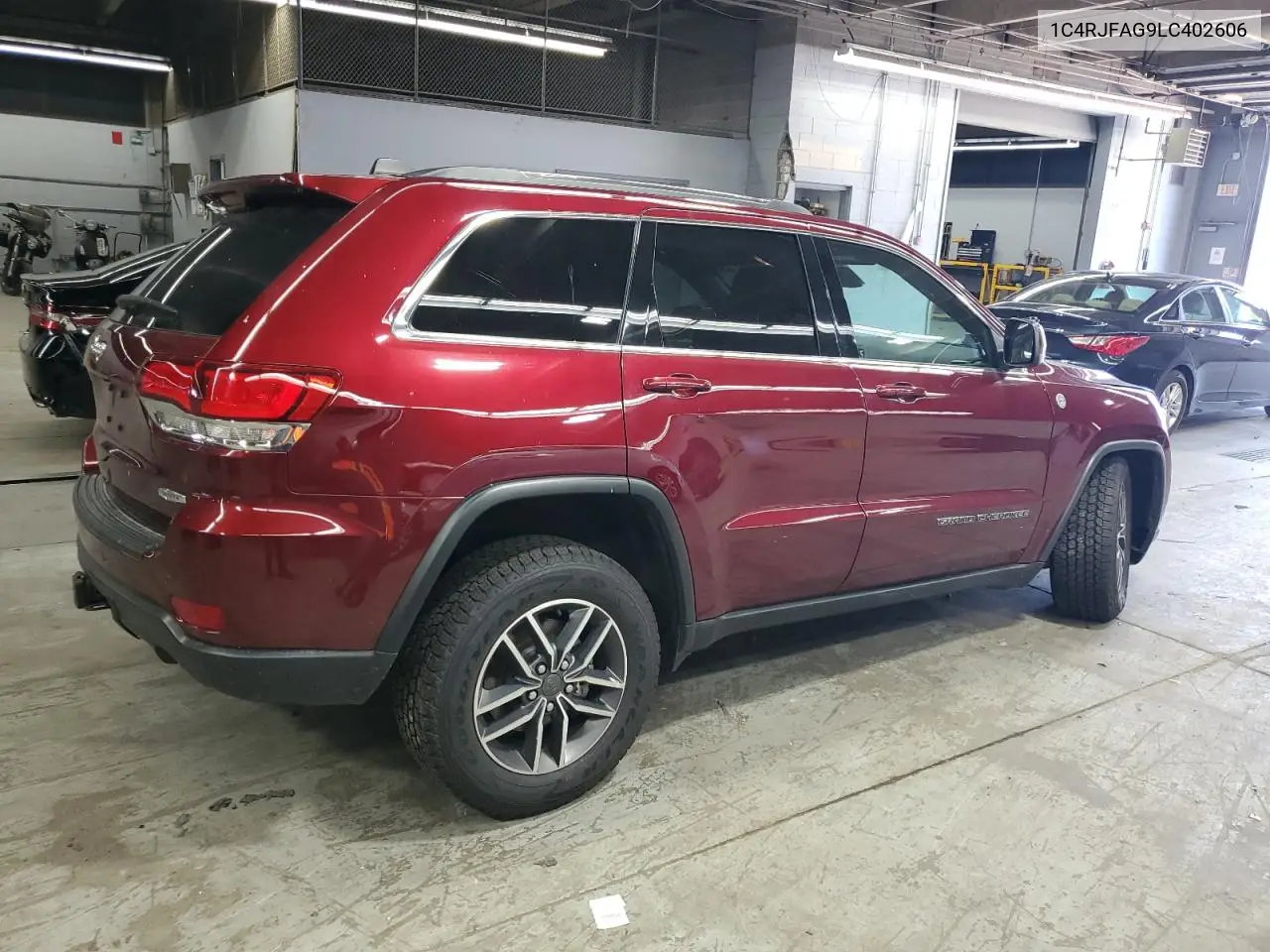 2020 Jeep Grand Cherokee Laredo VIN: 1C4RJFAG9LC402606 Lot: 65482325