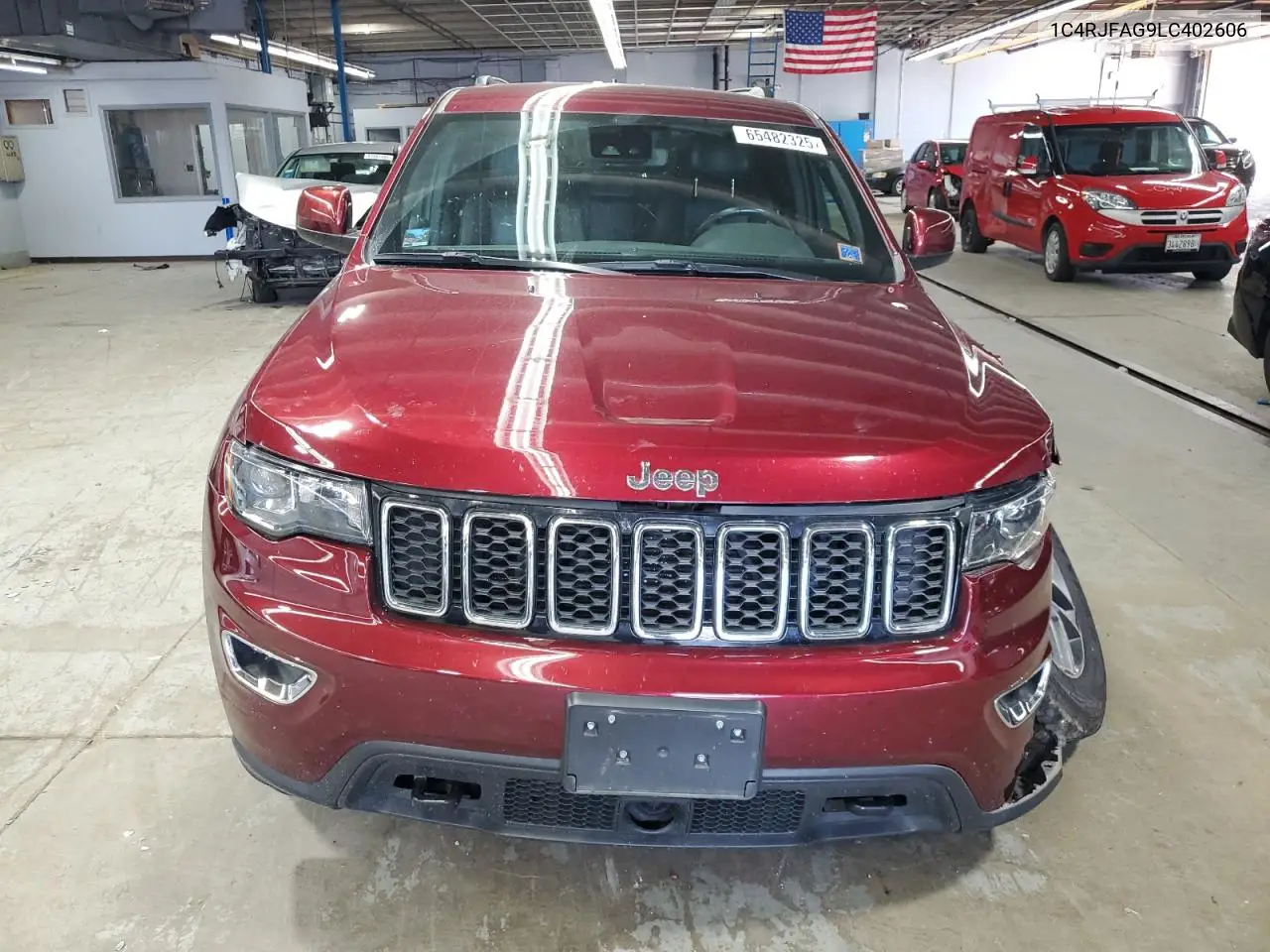 2020 Jeep Grand Cherokee Laredo VIN: 1C4RJFAG9LC402606 Lot: 65482325