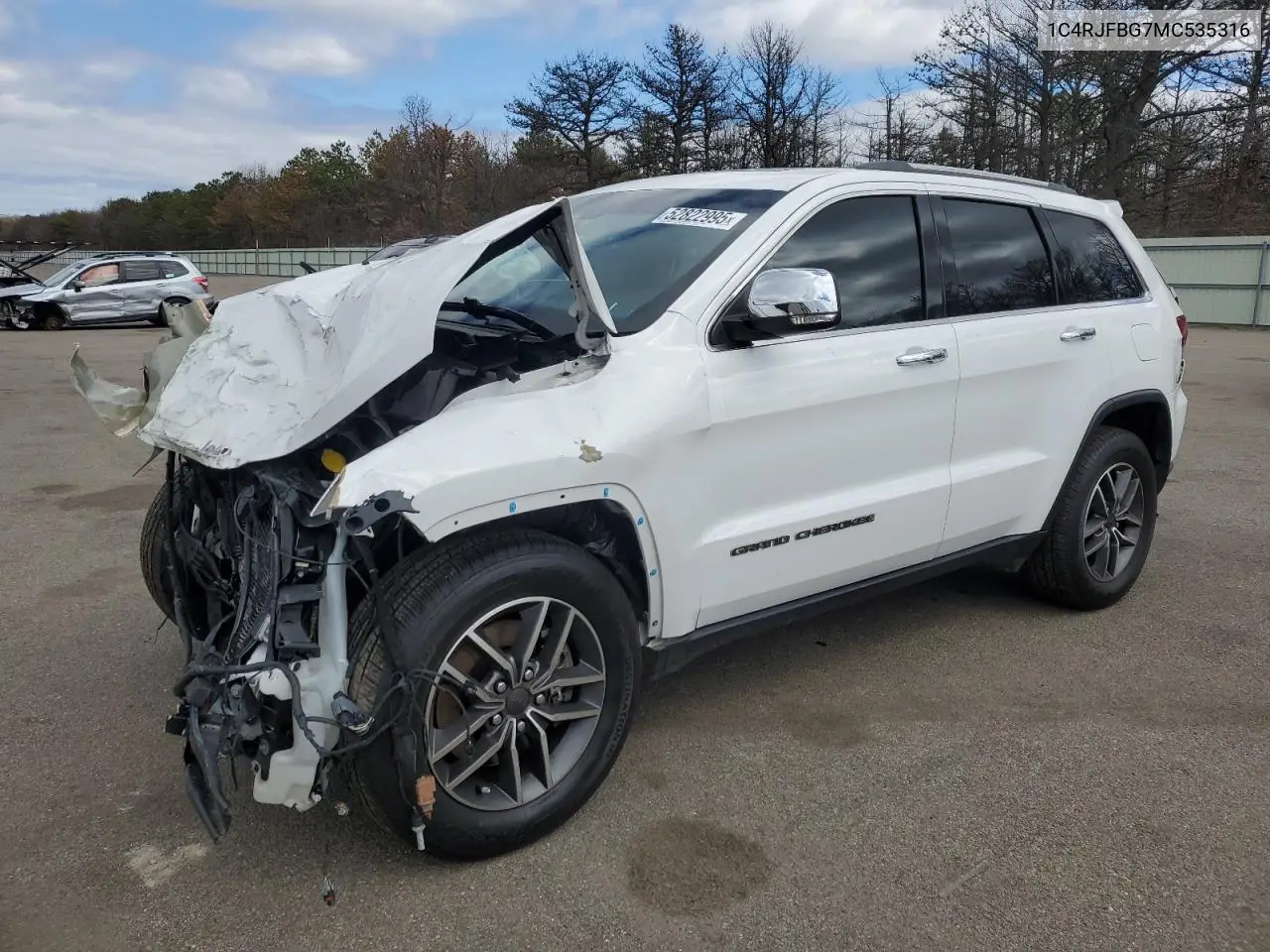 2021 Jeep Grand Cherokee Limited VIN: 1C4RJFBG7MC535316 Lot: 52822995