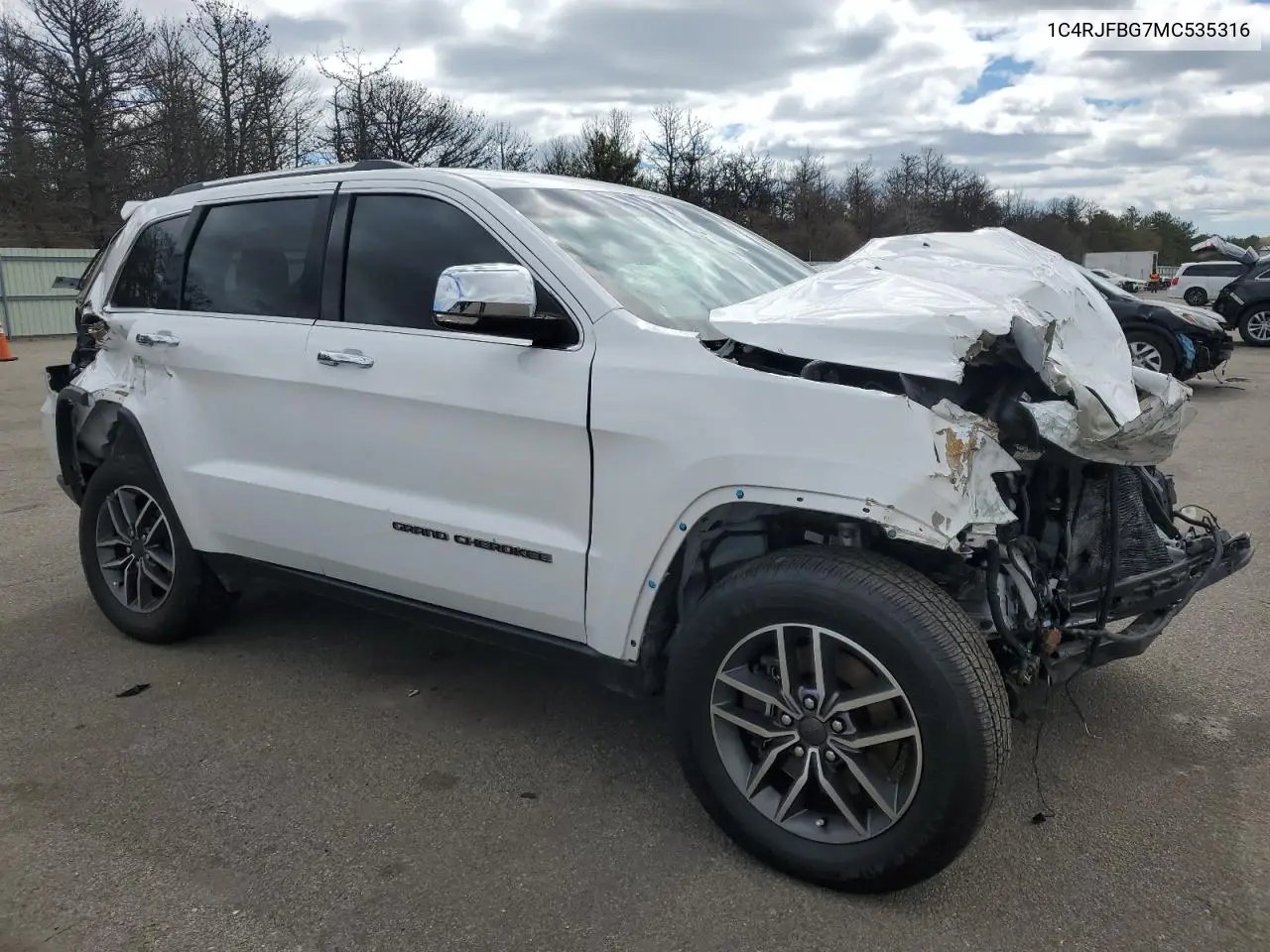 2021 Jeep Grand Cherokee Limited VIN: 1C4RJFBG7MC535316 Lot: 52822995