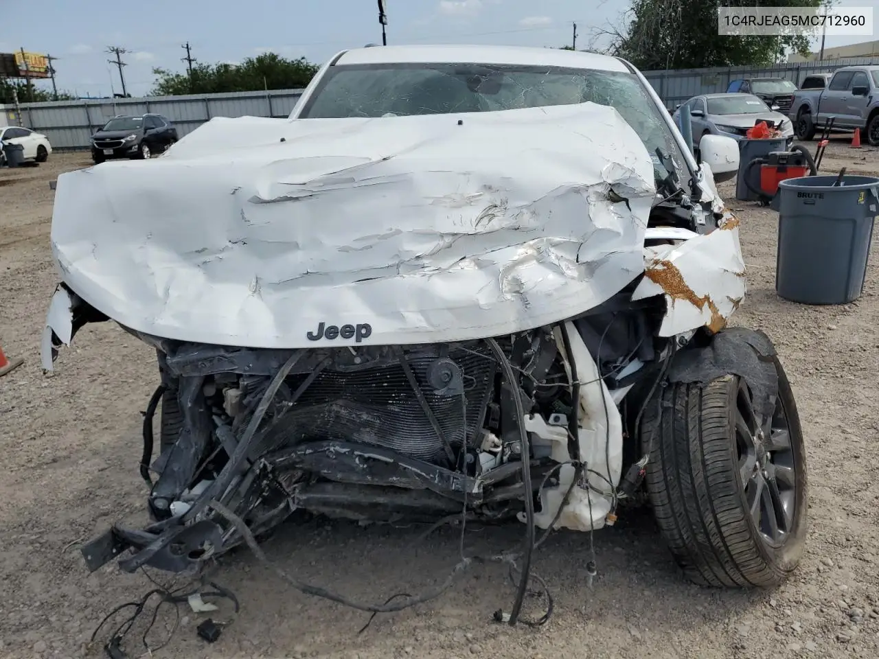 2021 Jeep Grand Cherokee Laredo VIN: 1C4RJEAG5MC712960 Lot: 55441545