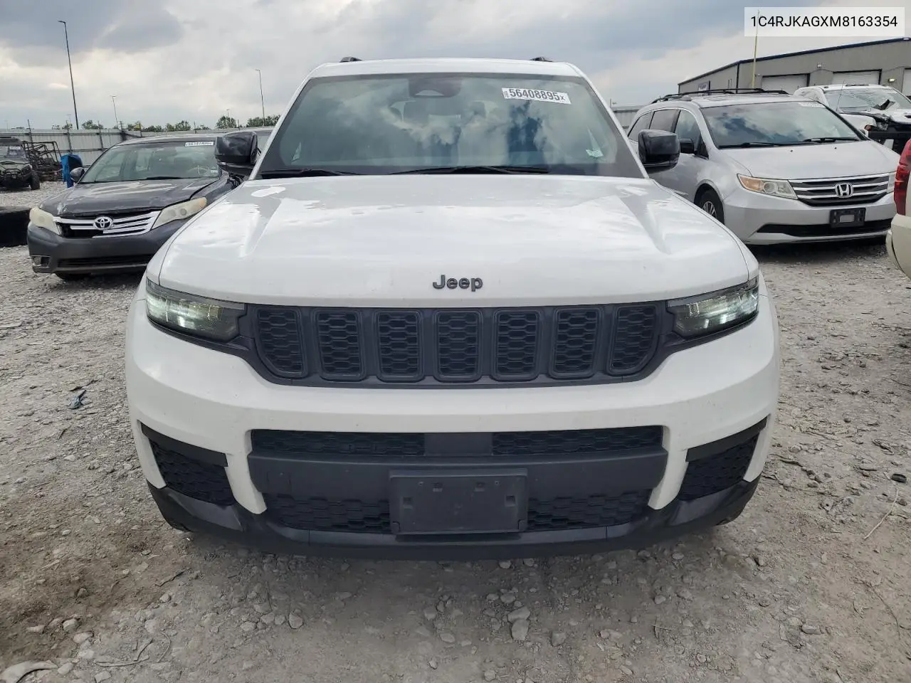 2021 Jeep Grand Cherokee L Laredo VIN: 1C4RJKAGXM8163354 Lot: 56408895