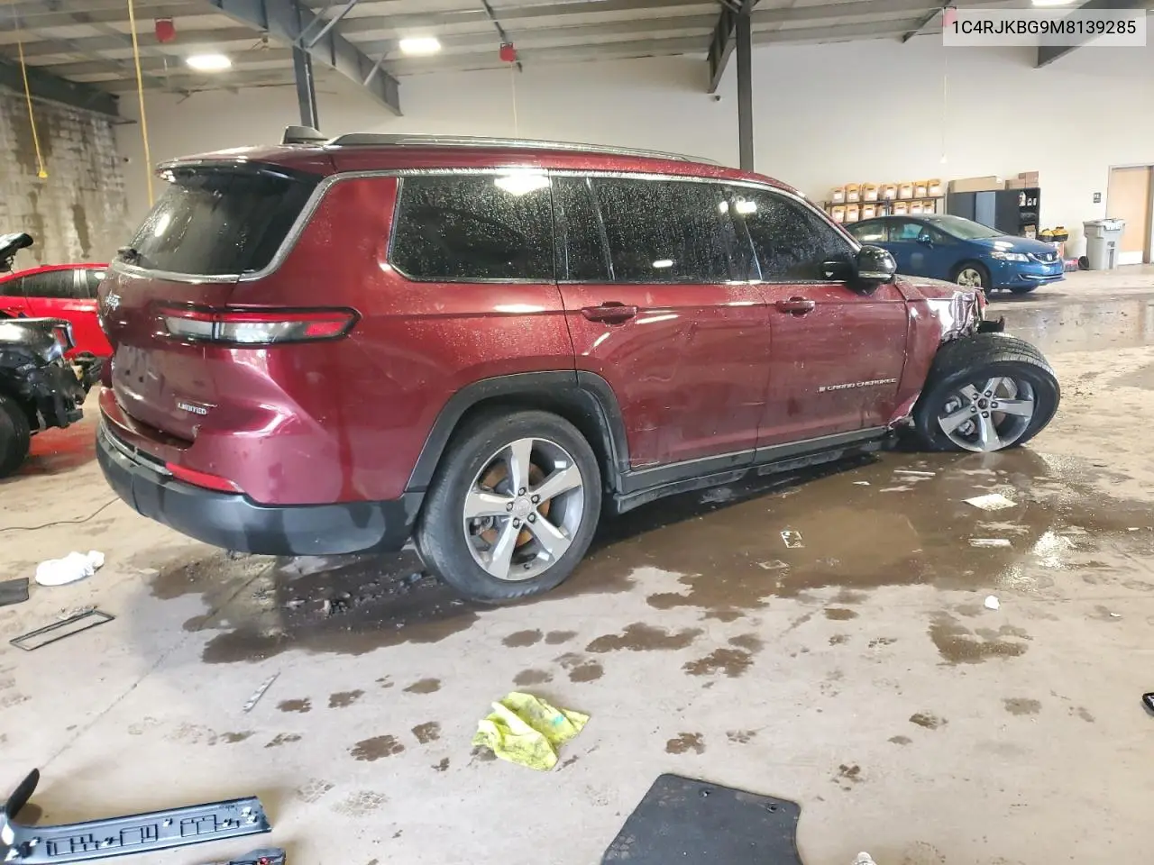2021 Jeep Grand Cherokee L Limited VIN: 1C4RJKBG9M8139285 Lot: 56425375