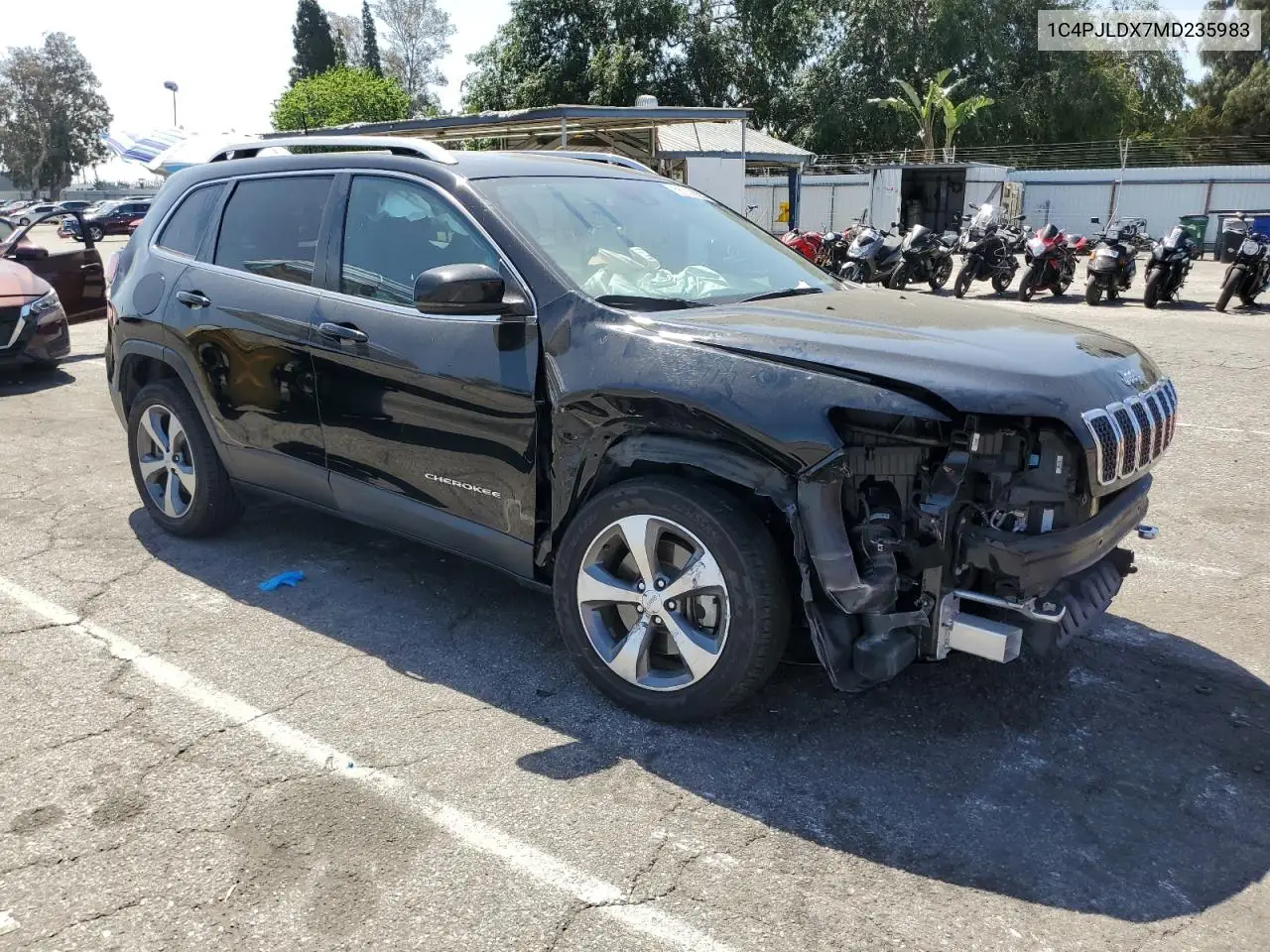 2021 Jeep Cherokee Limited VIN: 1C4PJLDX7MD235983 Lot: 56552935