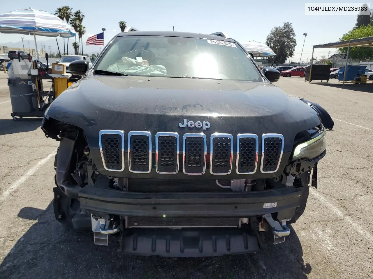 2021 Jeep Cherokee Limited VIN: 1C4PJLDX7MD235983 Lot: 56552935