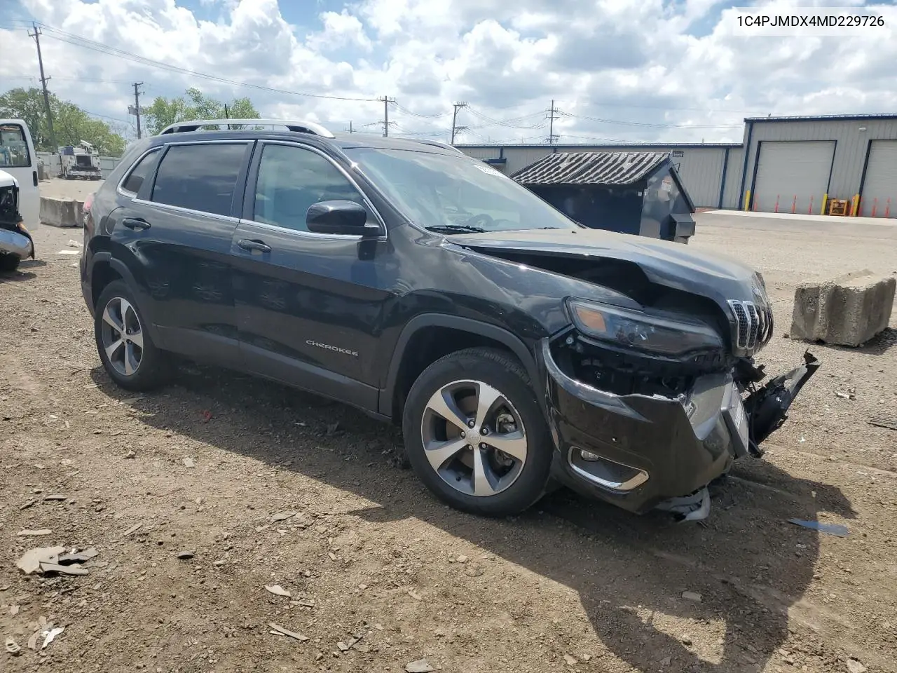 2021 Jeep Cherokee Limited VIN: 1C4PJMDX4MD229726 Lot: 56583315