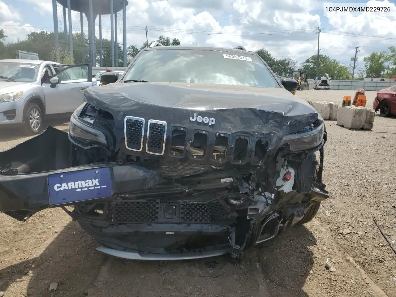 2021 Jeep Cherokee Limited VIN: 1C4PJMDX4MD229726 Lot: 56583315