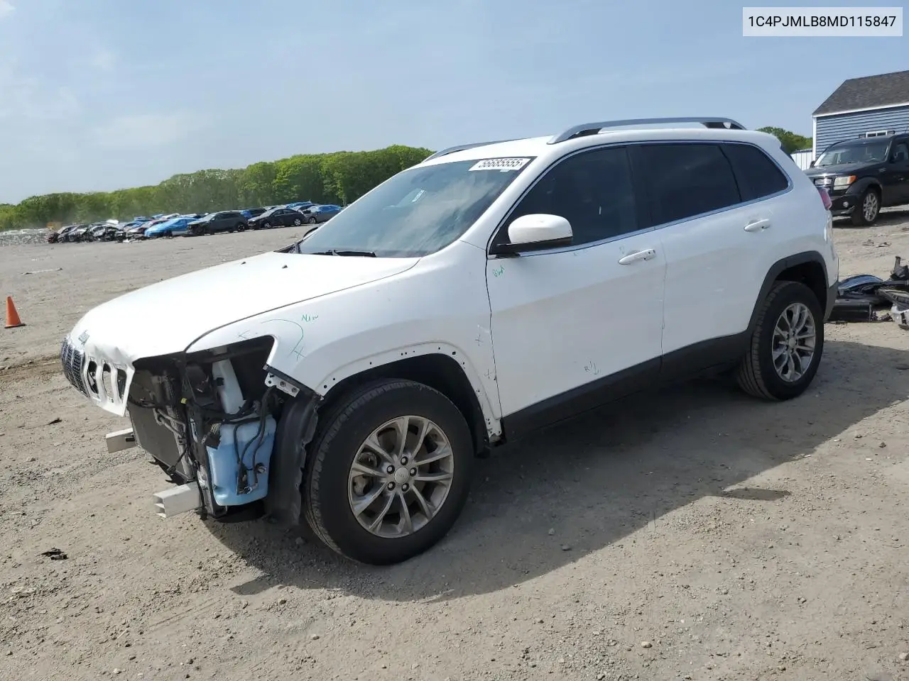 2021 Jeep Cherokee Latitude Plus VIN: 1C4PJMLB8MD115847 Lot: 56685555