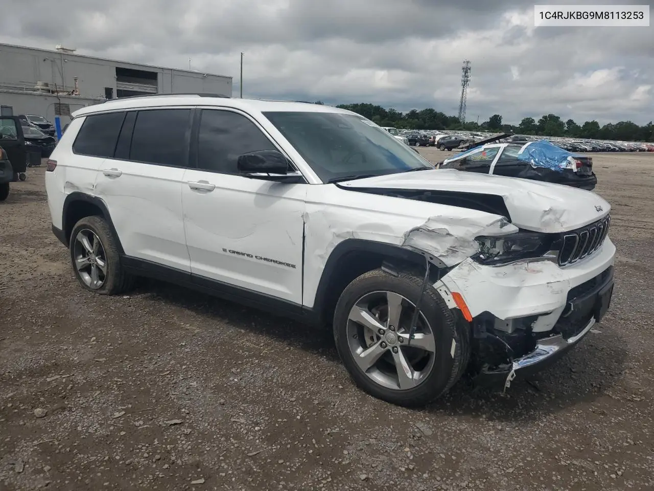 2021 Jeep Grand Cherokee L Limited VIN: 1C4RJKBG9M8113253 Lot: 56899955
