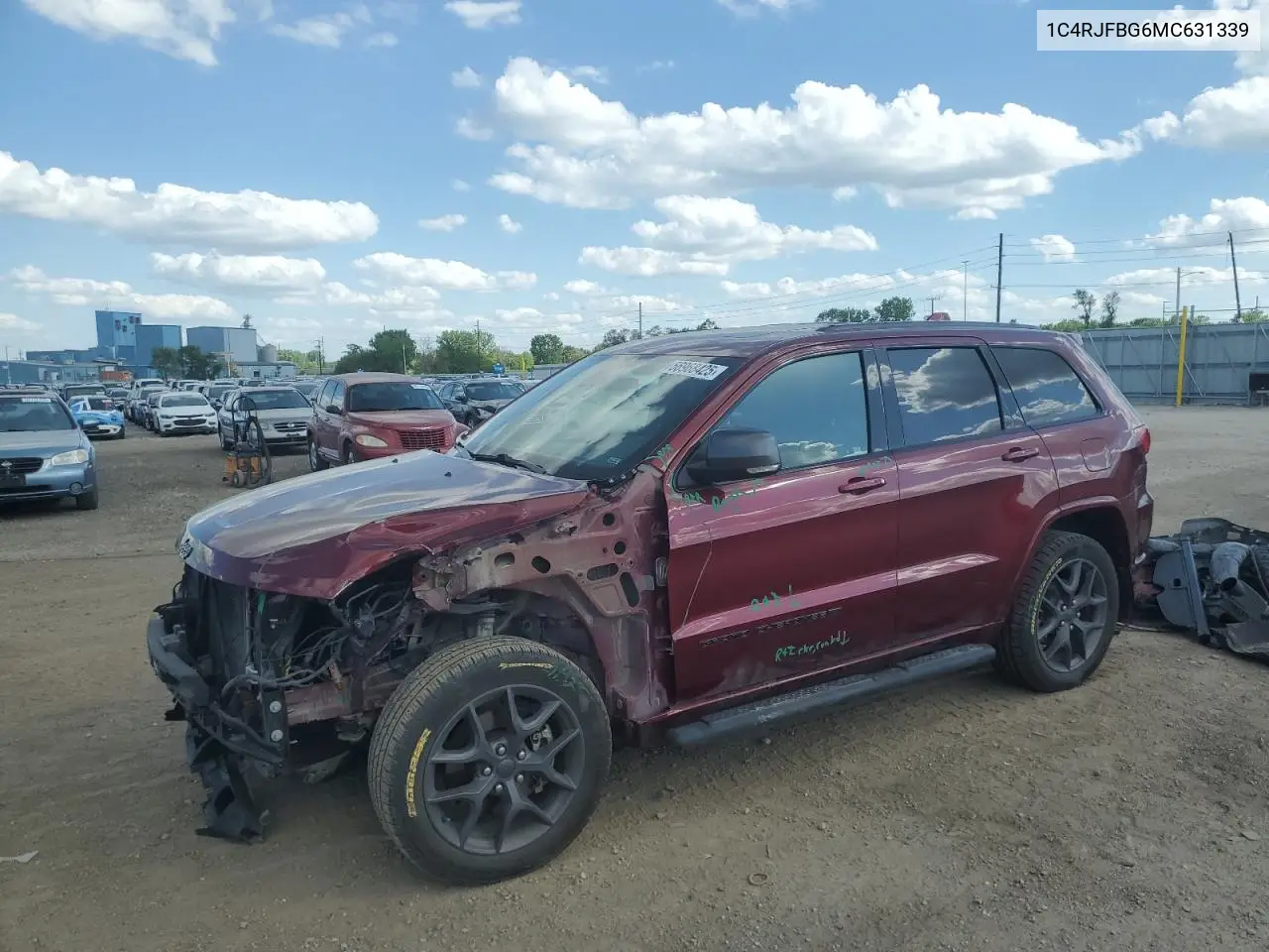 1c4rjfbg6mc631339 1C4RJFBG6MC631339 2021 Jeep Grand Cherokee Limited