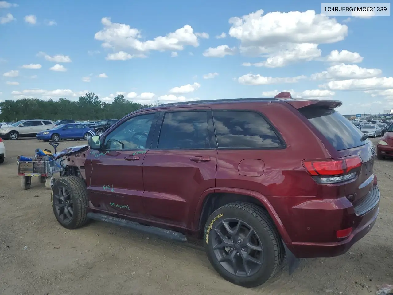 1c4rjfbg6mc631339 1C4RJFBG6MC631339 2021 Jeep Grand Cherokee Limited