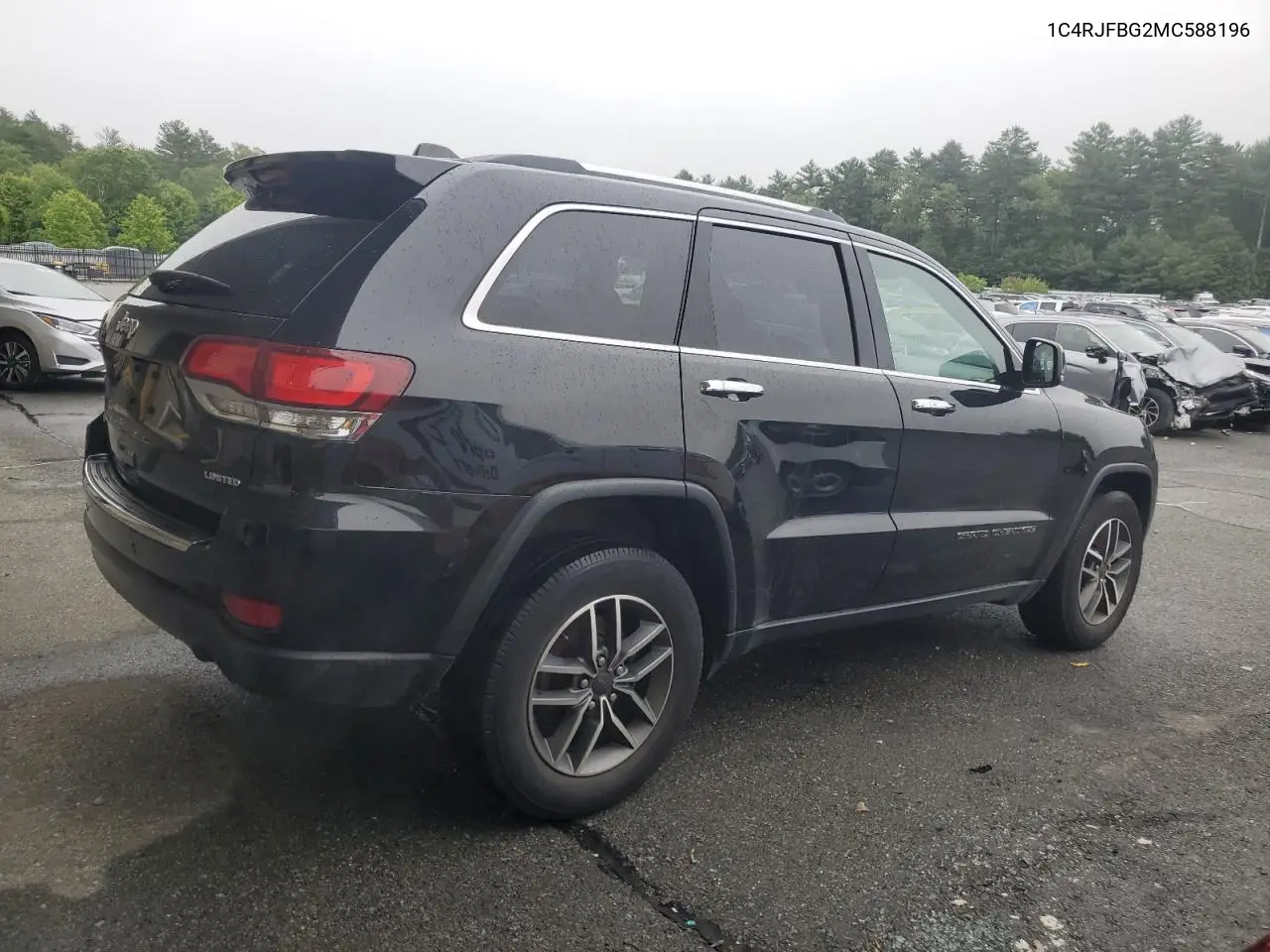 2021 Jeep Grand Cherokee Limited VIN: 1C4RJFBG2MC588196 Lot: 60331725