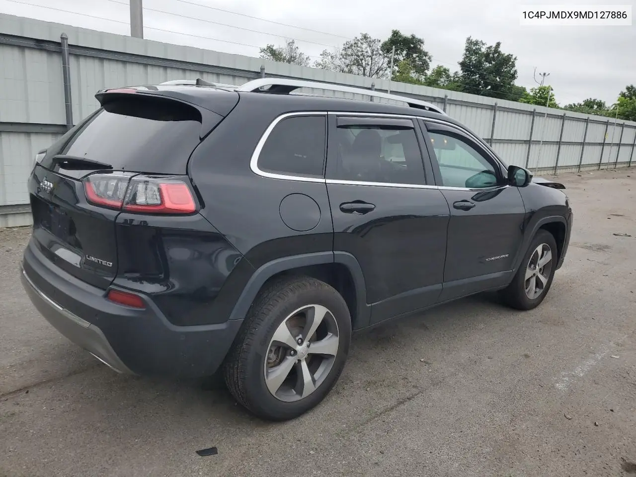 2021 Jeep Cherokee Limited VIN: 1C4PJMDX9MD127886 Lot: 62754565