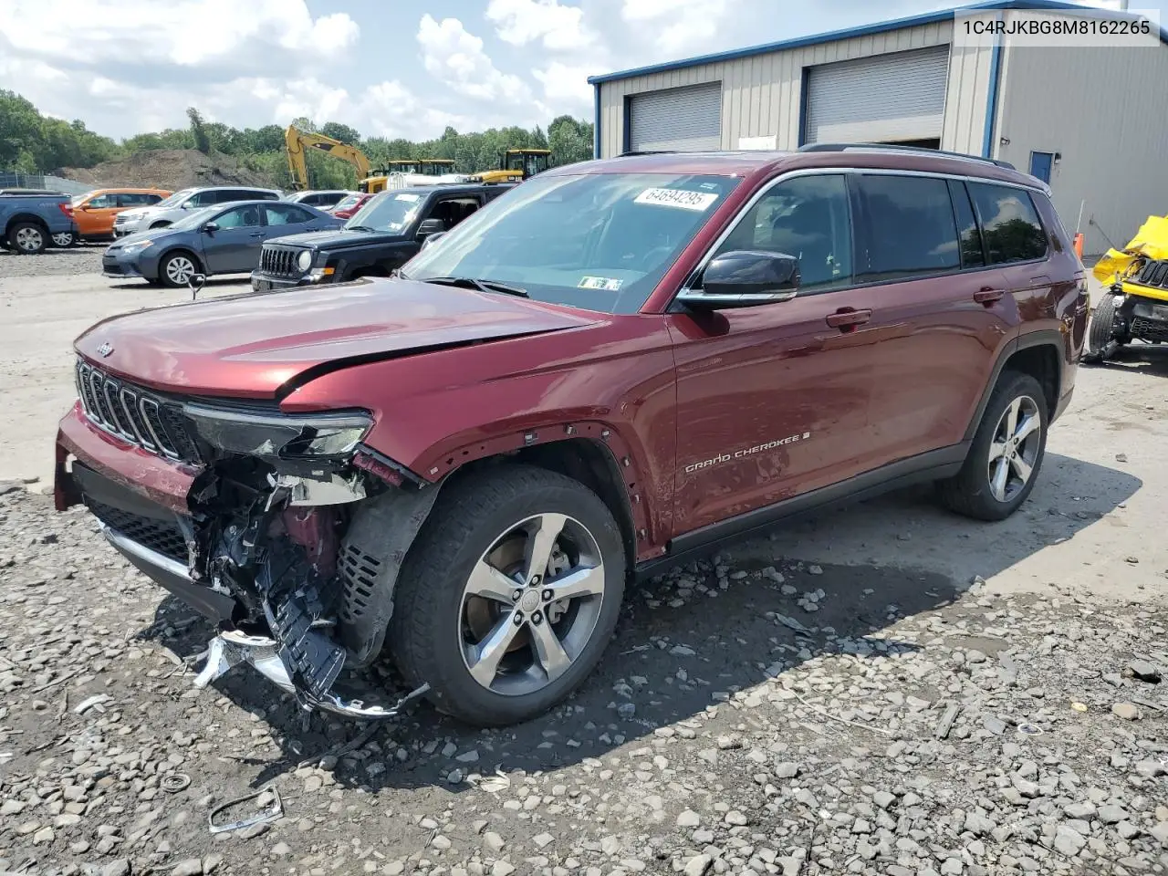 2021 Jeep Grand Cherokee L Limited VIN: 1C4RJKBG8M8162265 Lot: 64694295