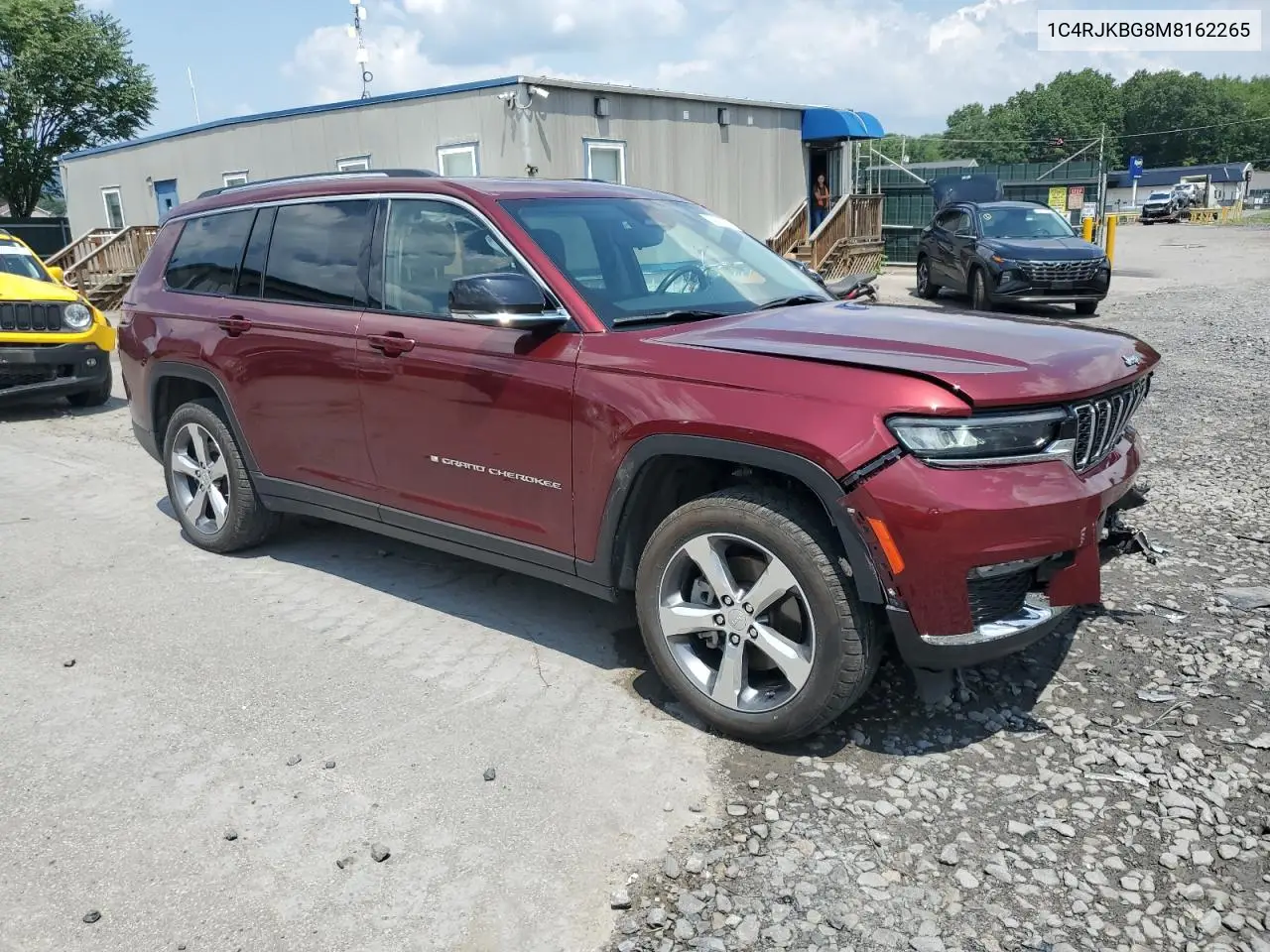 2021 Jeep Grand Cherokee L Limited VIN: 1C4RJKBG8M8162265 Lot: 64694295