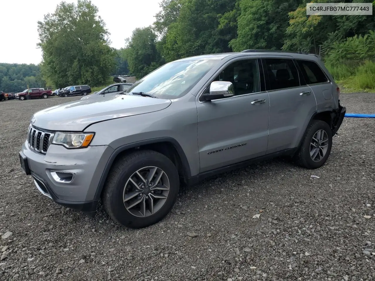 2021 Jeep Grand Cherokee Limited VIN: 1C4RJFBG7MC777443 Lot: 65026505
