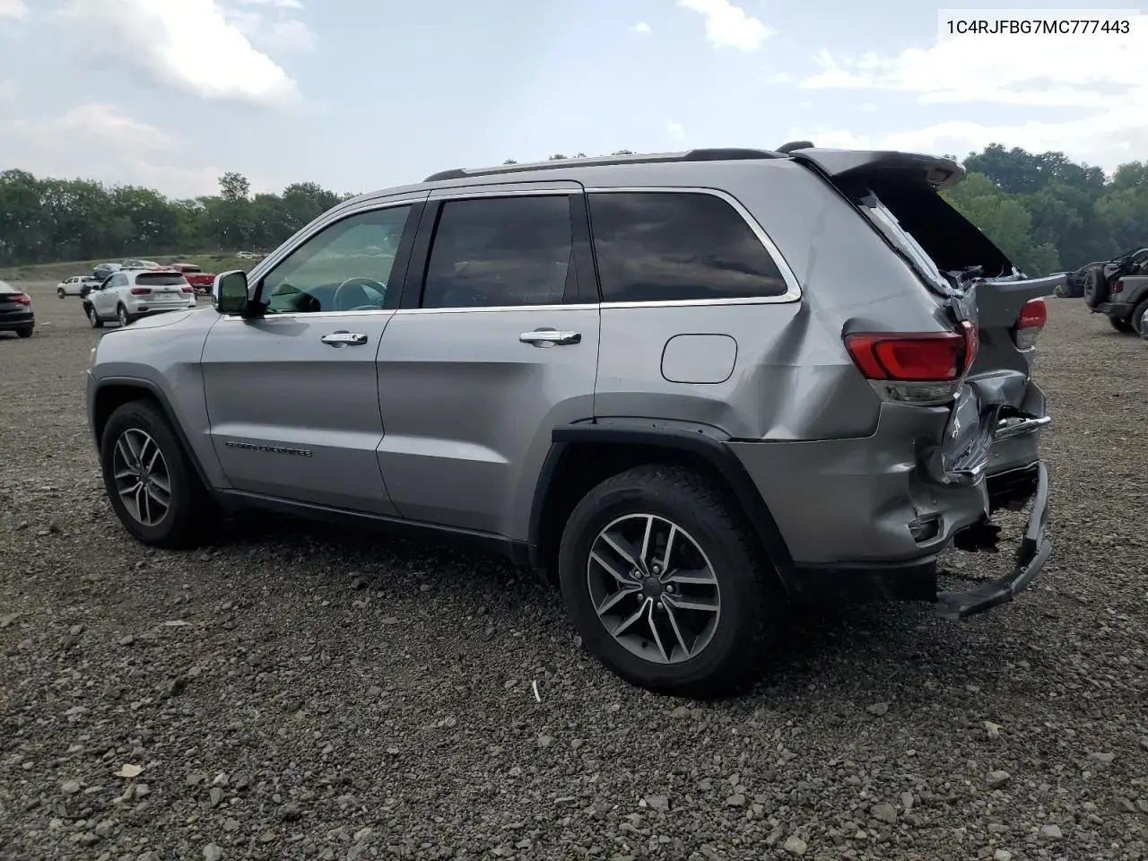 2021 Jeep Grand Cherokee Limited VIN: 1C4RJFBG7MC777443 Lot: 65026505