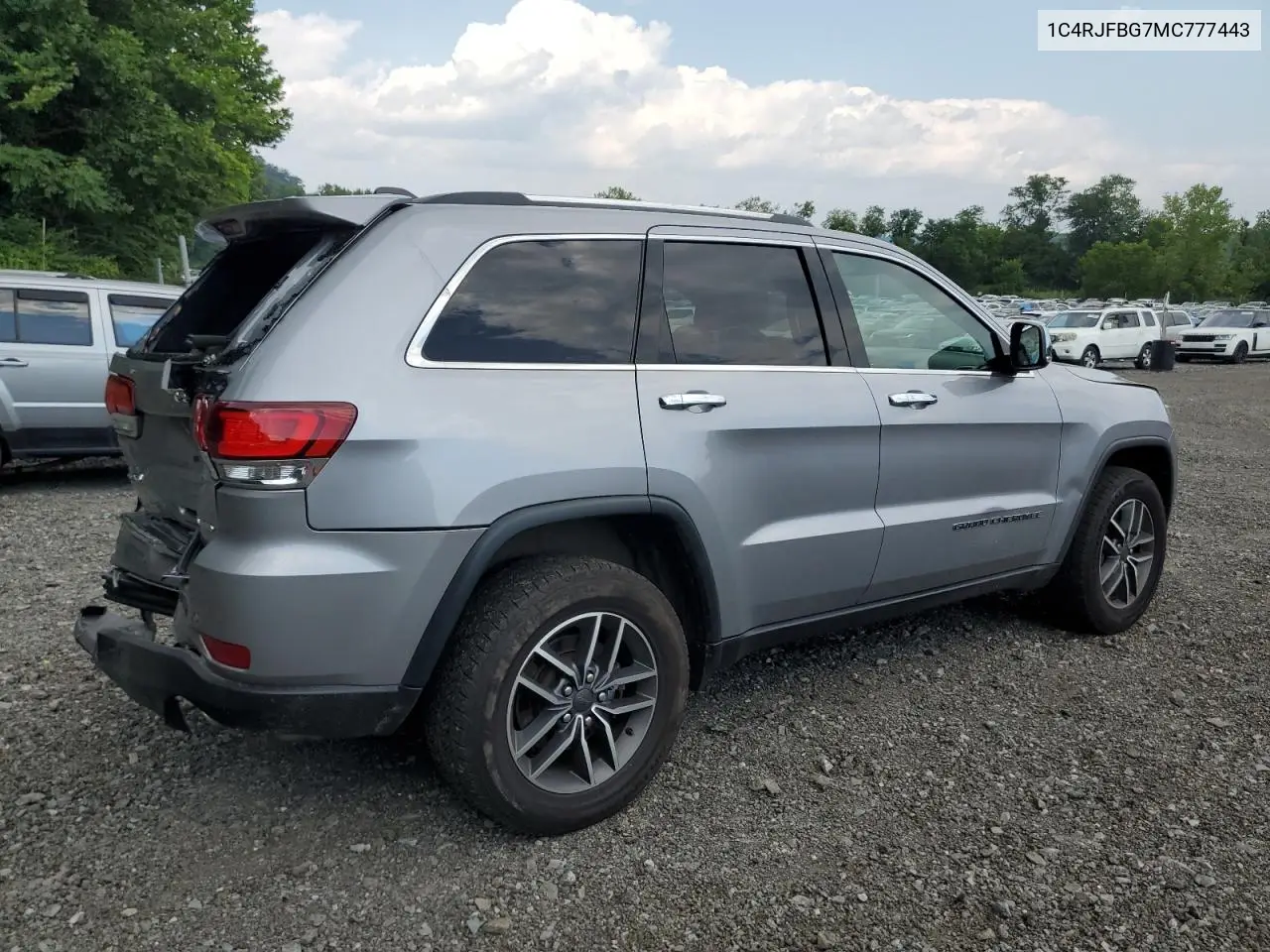 2021 Jeep Grand Cherokee Limited VIN: 1C4RJFBG7MC777443 Lot: 65026505