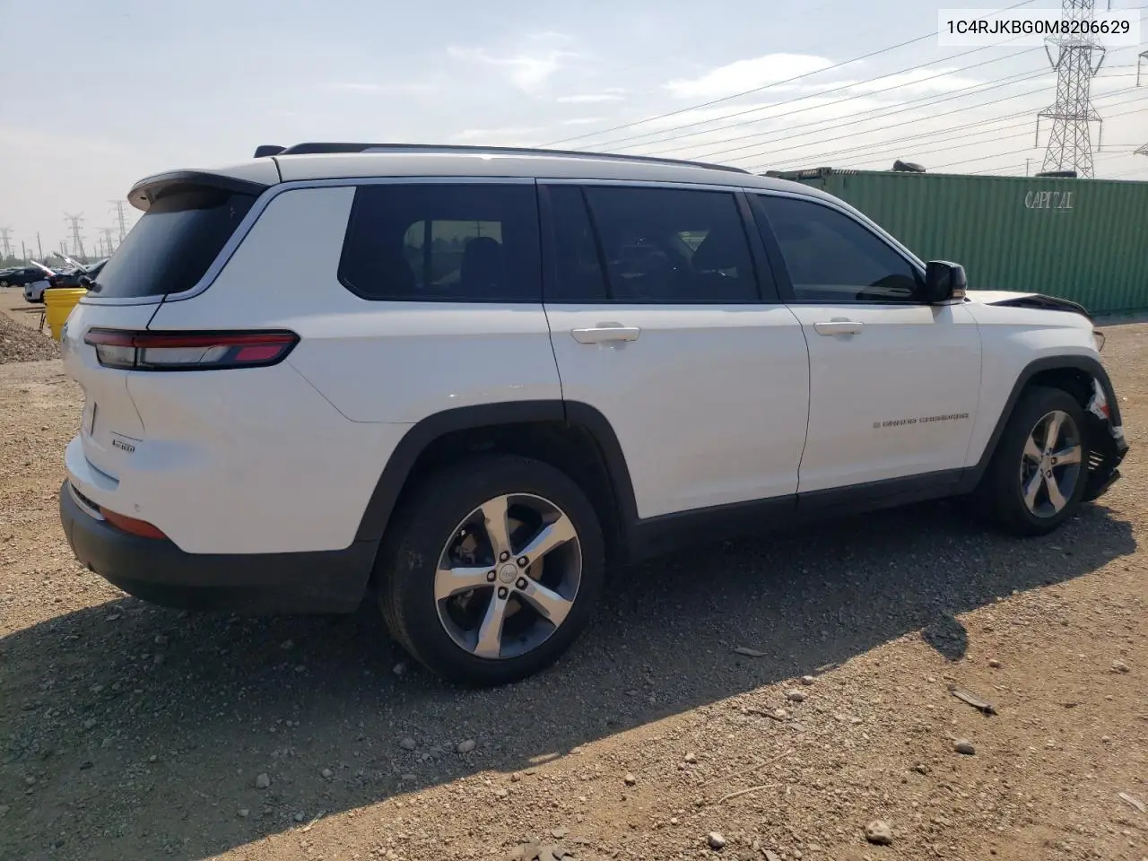 2021 Jeep Grand Cherokee L Limited VIN: 1C4RJKBG0M8206629 Lot: 65622945