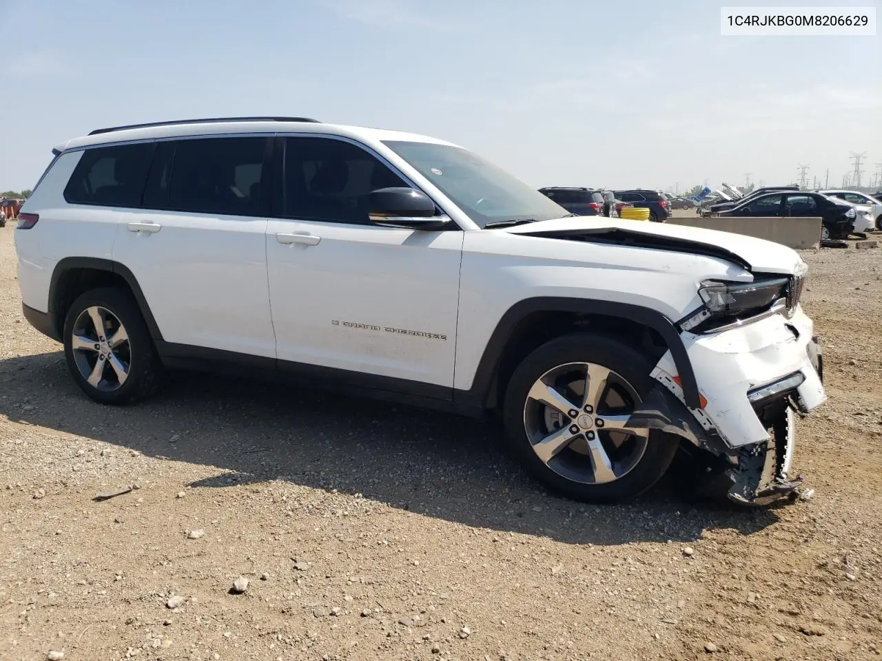 2021 Jeep Grand Cherokee L Limited VIN: 1C4RJKBG0M8206629 Lot: 65622945
