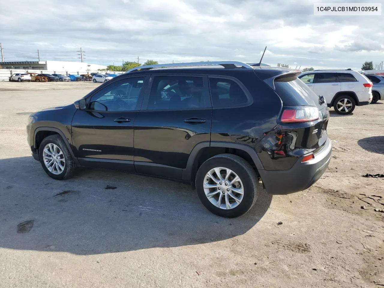 2021 Jeep Cherokee Latitude VIN: 1C4PJLCB1MD103954 Lot: 80455374
