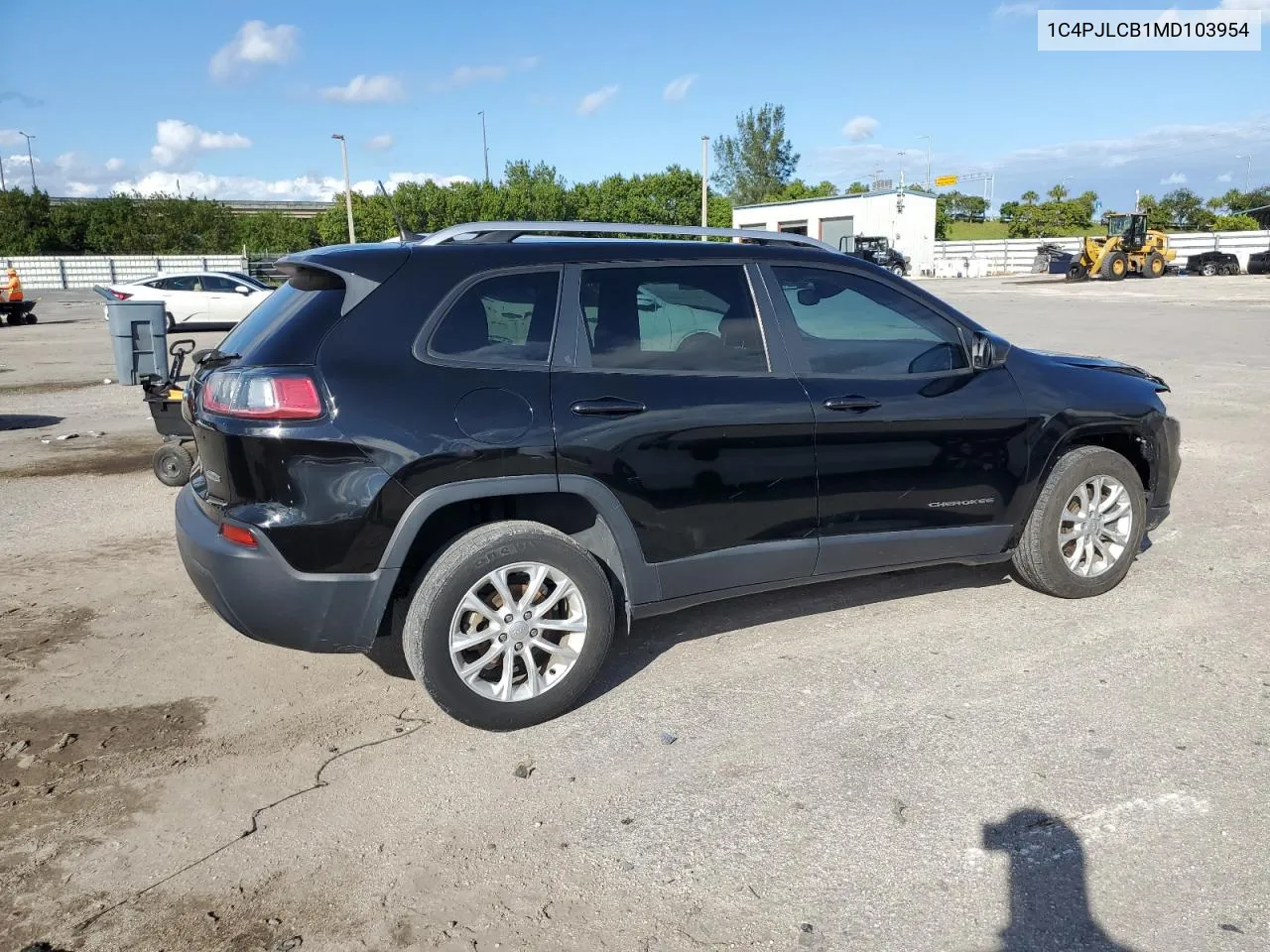 2021 Jeep Cherokee Latitude VIN: 1C4PJLCB1MD103954 Lot: 80455374
