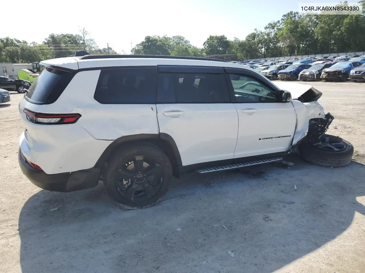 2022 Jeep Grand Cherokee L Laredo VIN: 1C4RJKAGXN8543330 Lot: 54713745