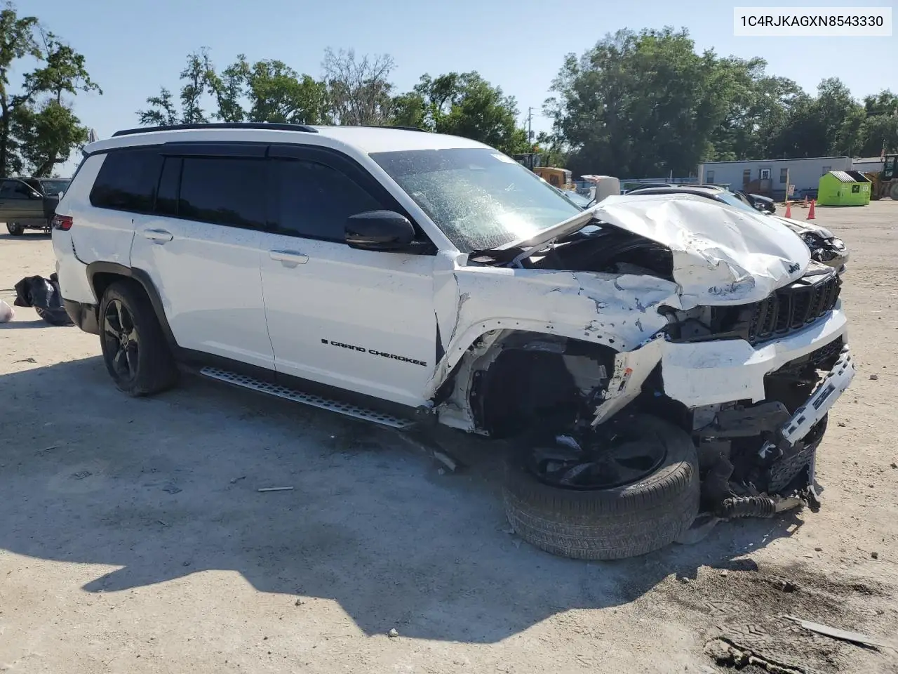 2022 Jeep Grand Cherokee L Laredo VIN: 1C4RJKAGXN8543330 Lot: 54713745