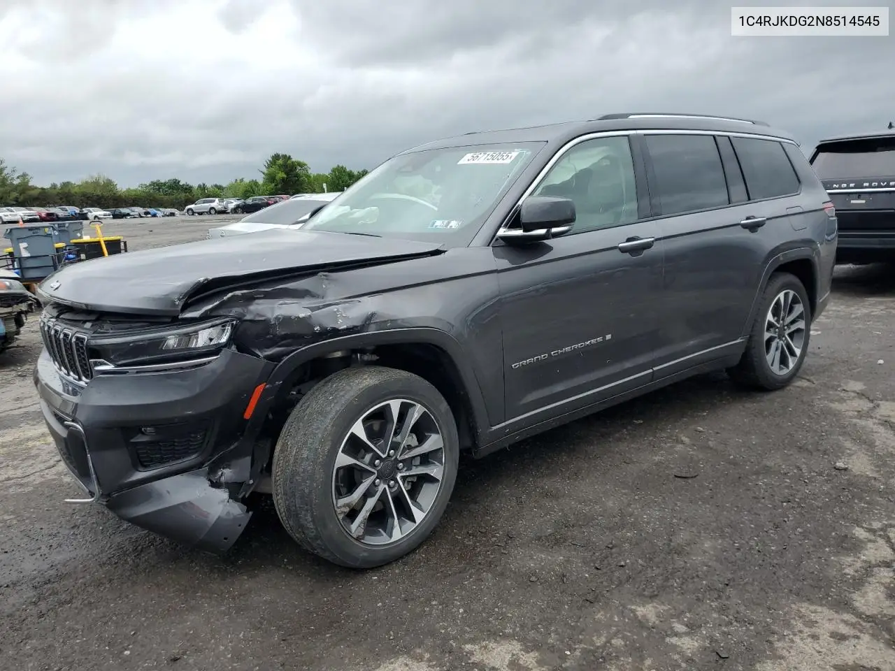 2022 Jeep Grand Cherokee L Overland VIN: 1C4RJKDG2N8514545 Lot: 56715055