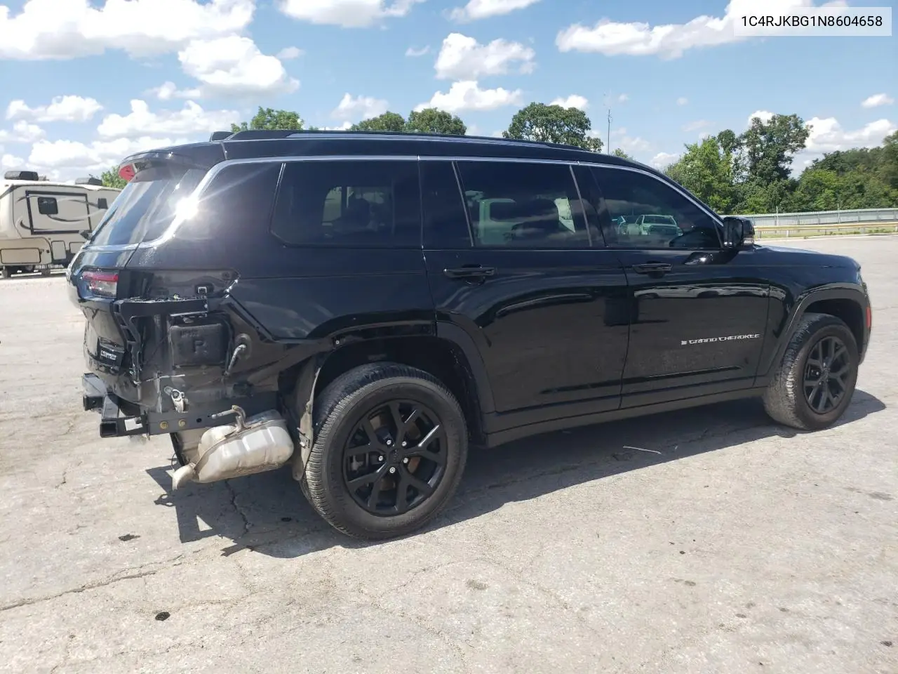 2022 Jeep Grand Cherokee L Limited VIN: 1C4RJKBG1N8604658 Lot: 61859085
