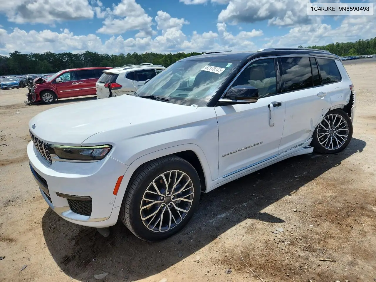 2022 Jeep Grand Cherokee L Summit VIN: 1C4RJKET9N8590498 Lot: 62170745