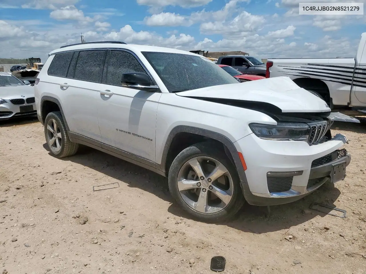 2022 Jeep Grand Cherokee L Limited VIN: 1C4RJJBG2N8521279 Lot: 63046865