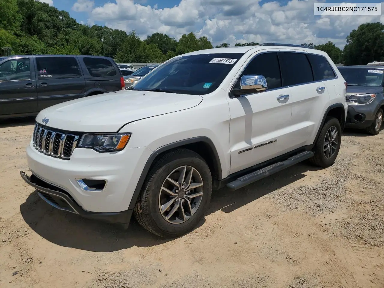 2022 Jeep Grand Cherokee Limited VIN: 1C4RJEBG2NC171575 Lot: 65591675