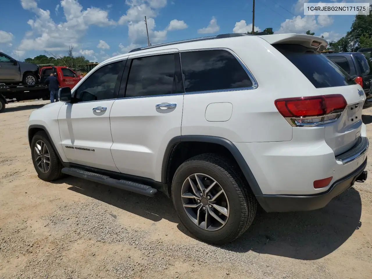 2022 Jeep Grand Cherokee Limited VIN: 1C4RJEBG2NC171575 Lot: 65591675