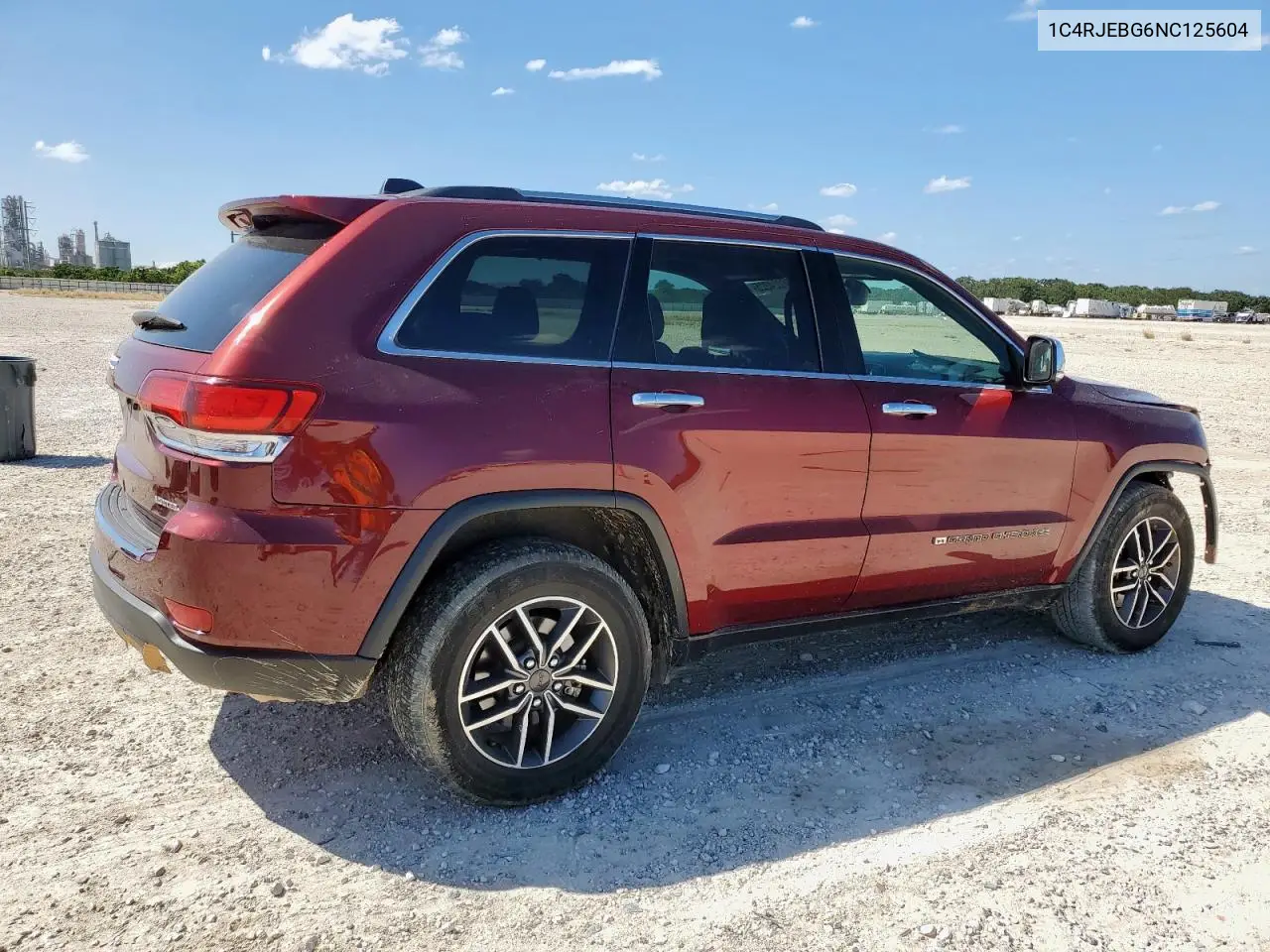 2022 Jeep Grand Cherokee Limited VIN: 1C4RJEBG6NC125604 Lot: 66224225