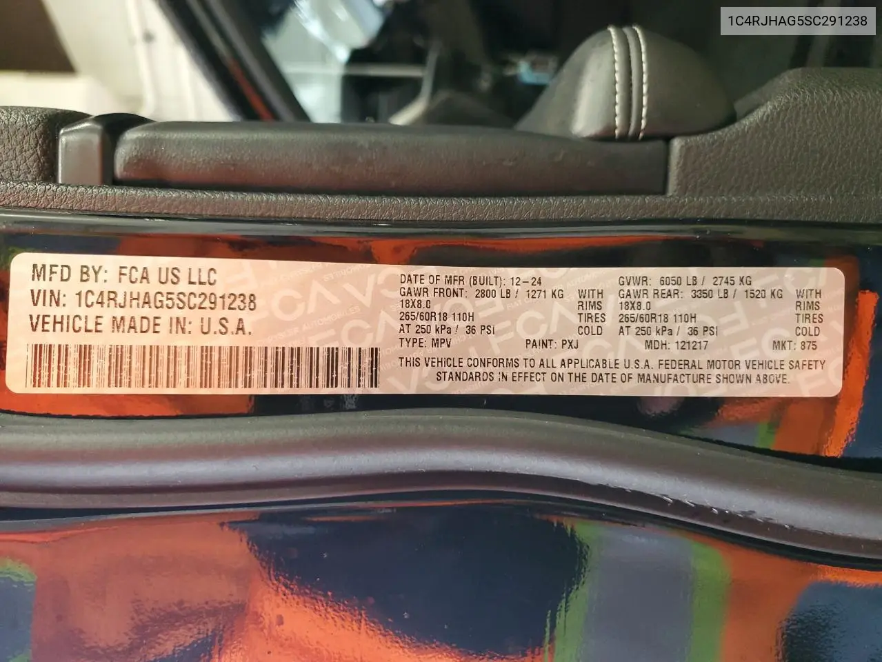 2023 Jeep Grand Cherokee Laredo VIN: 1C4RJHAG5SC291238 Lot: 59607695