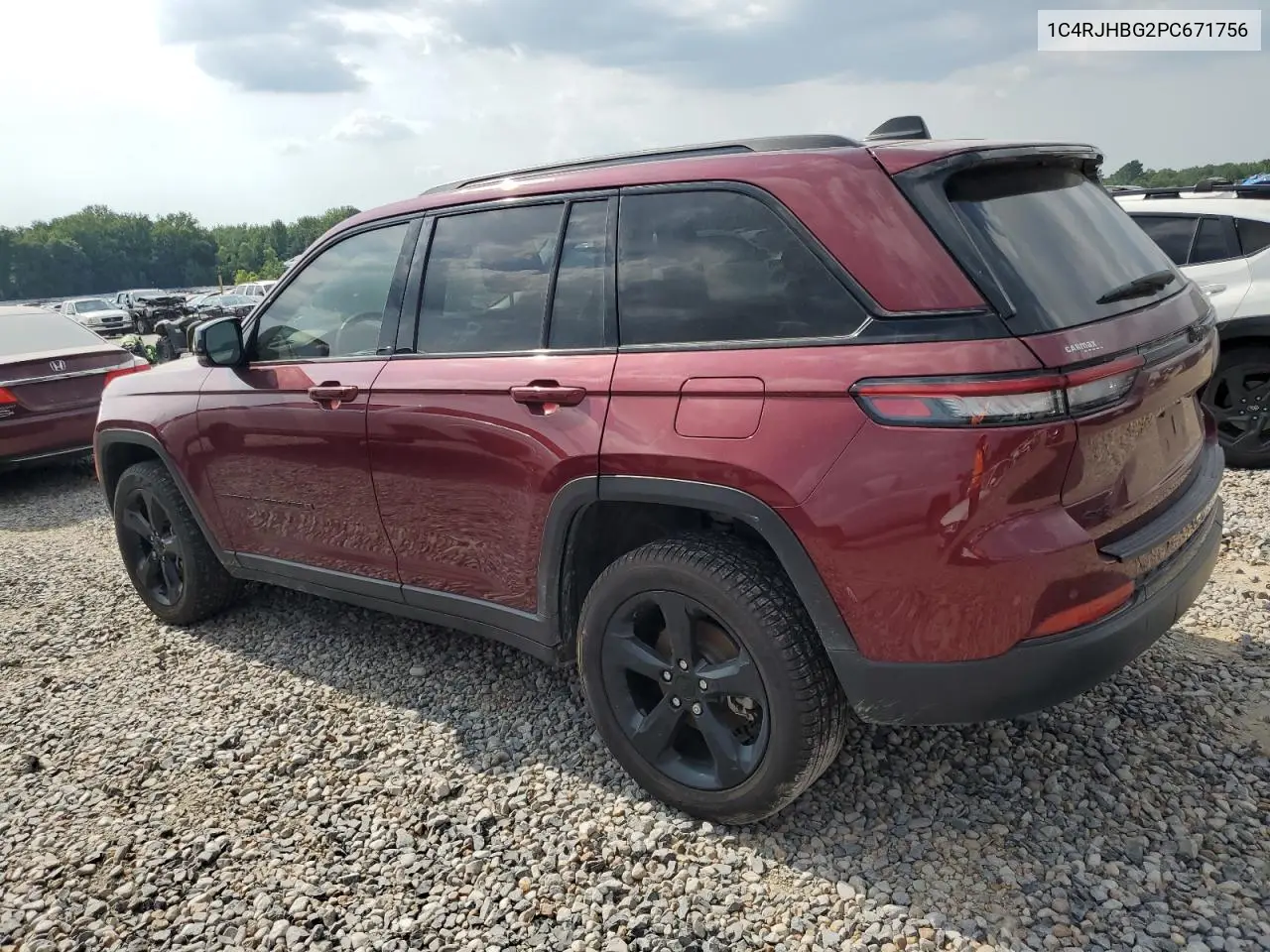 2023 Jeep Grand Cherokee Limited VIN: 1C4RJHBG2PC671756 Lot: 65971315