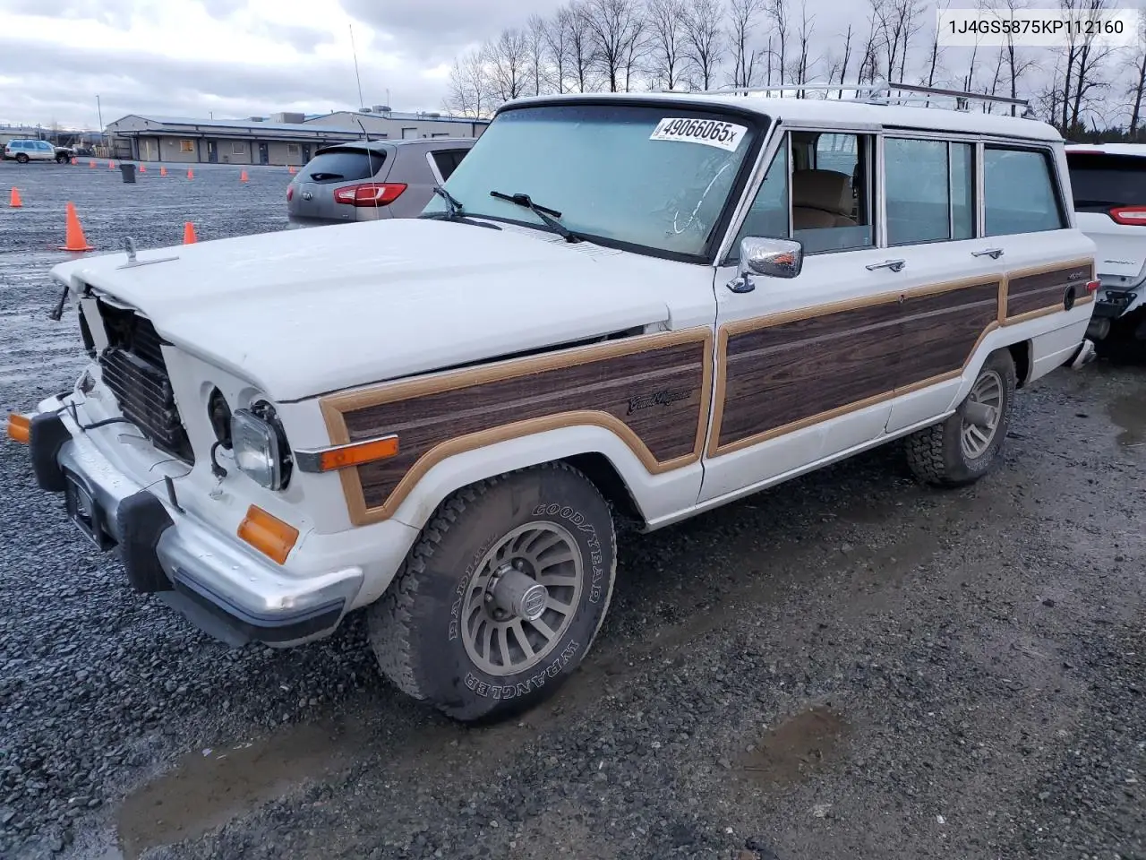 1989 Jeep Grand Wagoneer VIN: 1J4GS5875KP112160 Lot: 49066065