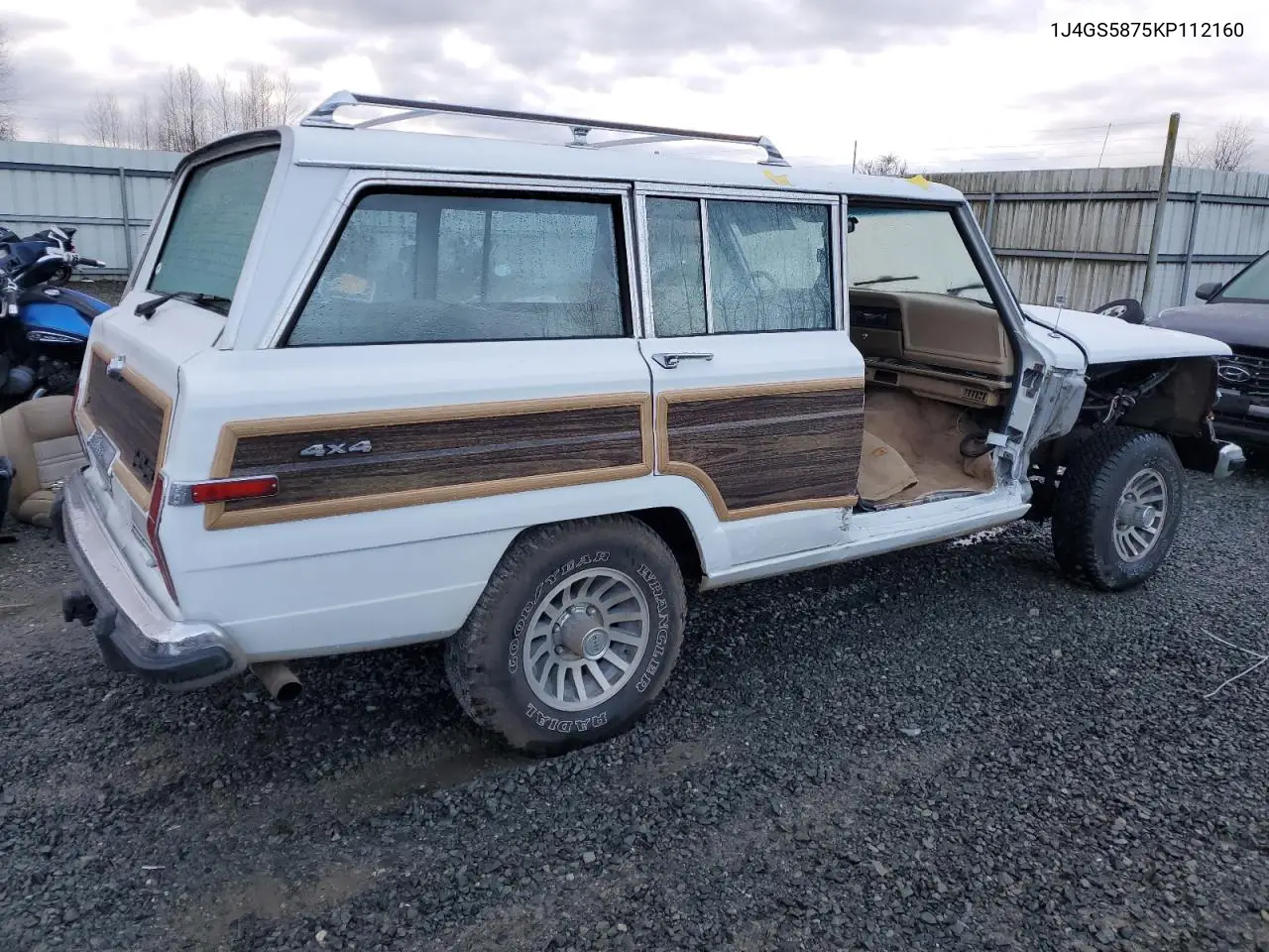 1989 Jeep Grand Wagoneer VIN: 1J4GS5875KP112160 Lot: 49066065