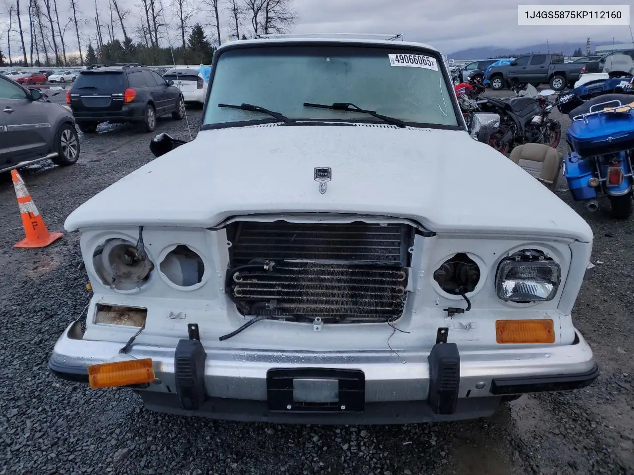 1989 Jeep Grand Wagoneer VIN: 1J4GS5875KP112160 Lot: 49066065