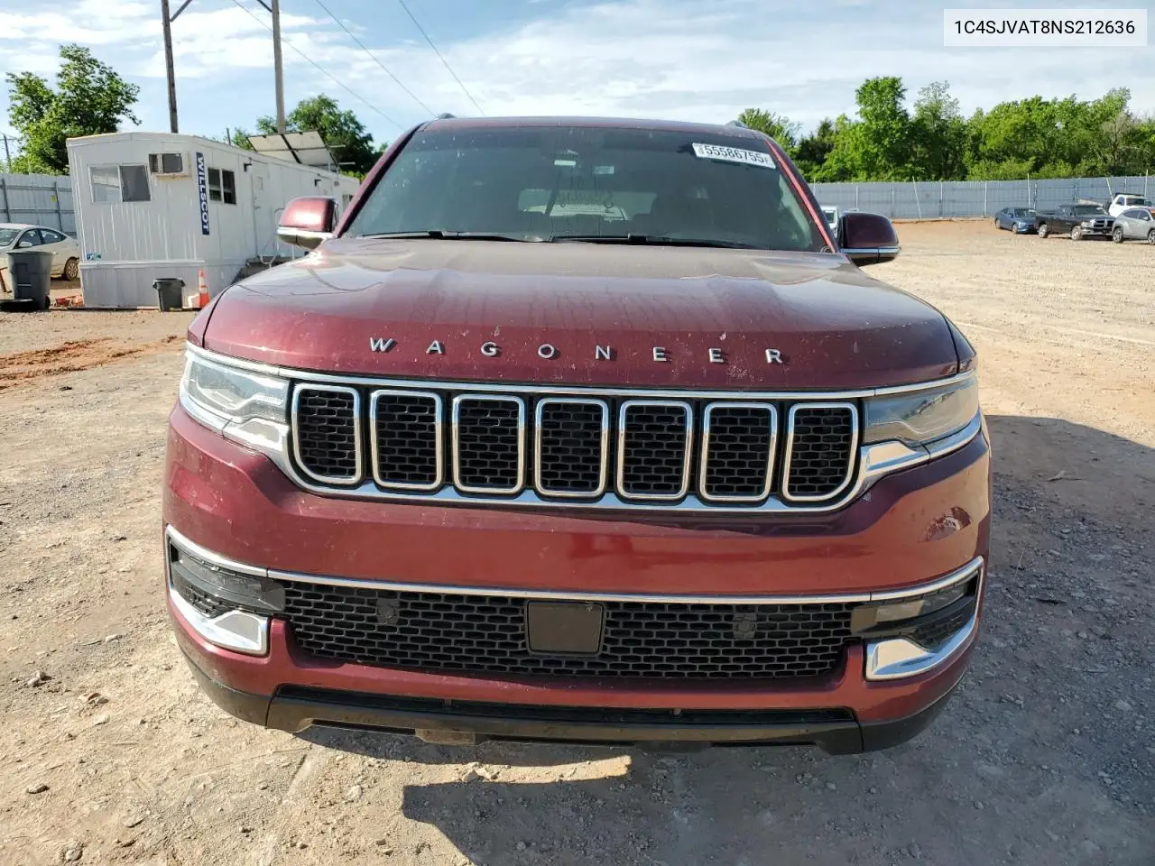 2022 Jeep Wagoneer Series I VIN: 1C4SJVAT8NS212636 Lot: 55586755