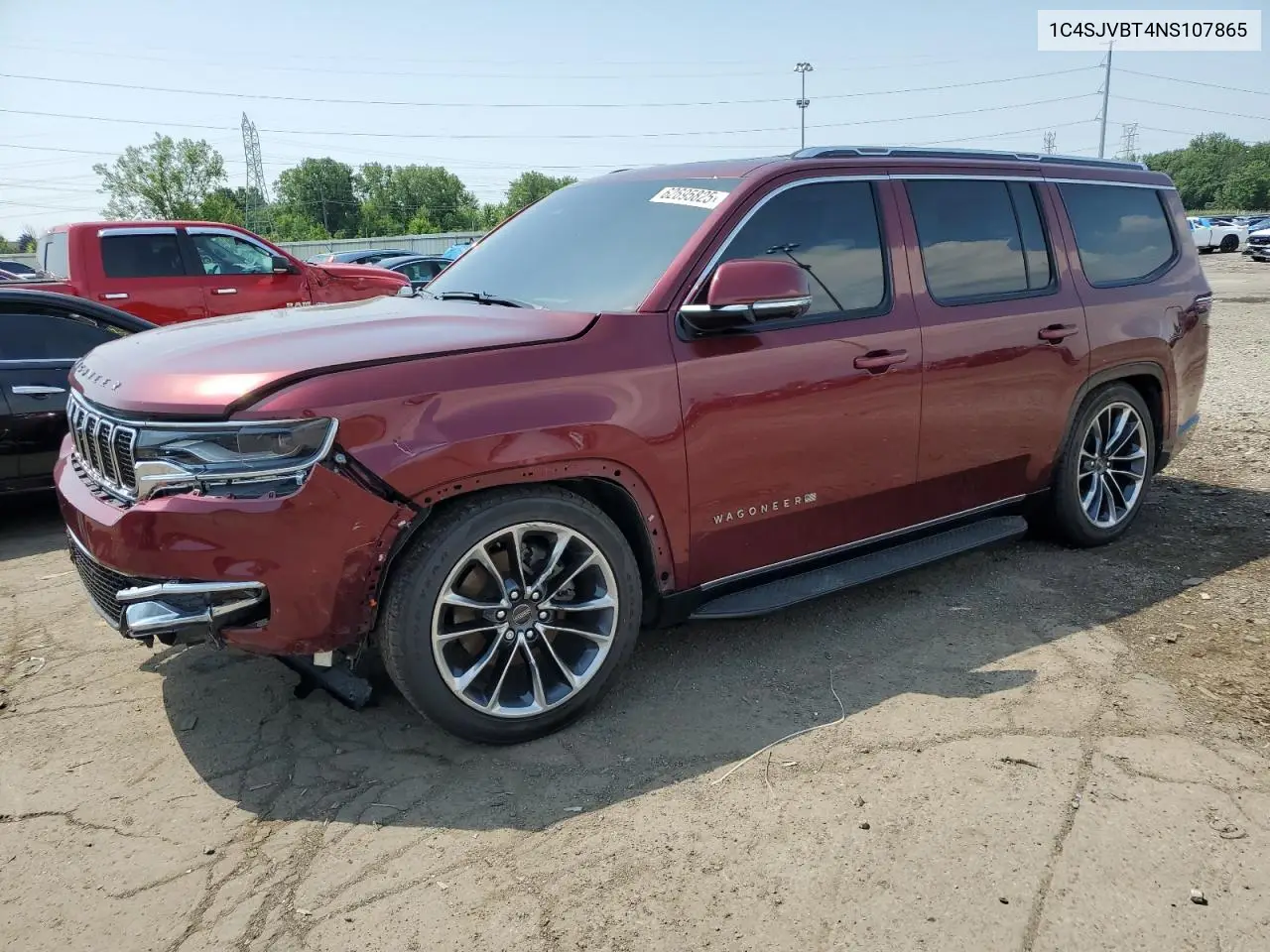 2022 Jeep Wagoneer Series Ii VIN: 1C4SJVBT4NS107865 Lot: 62695825