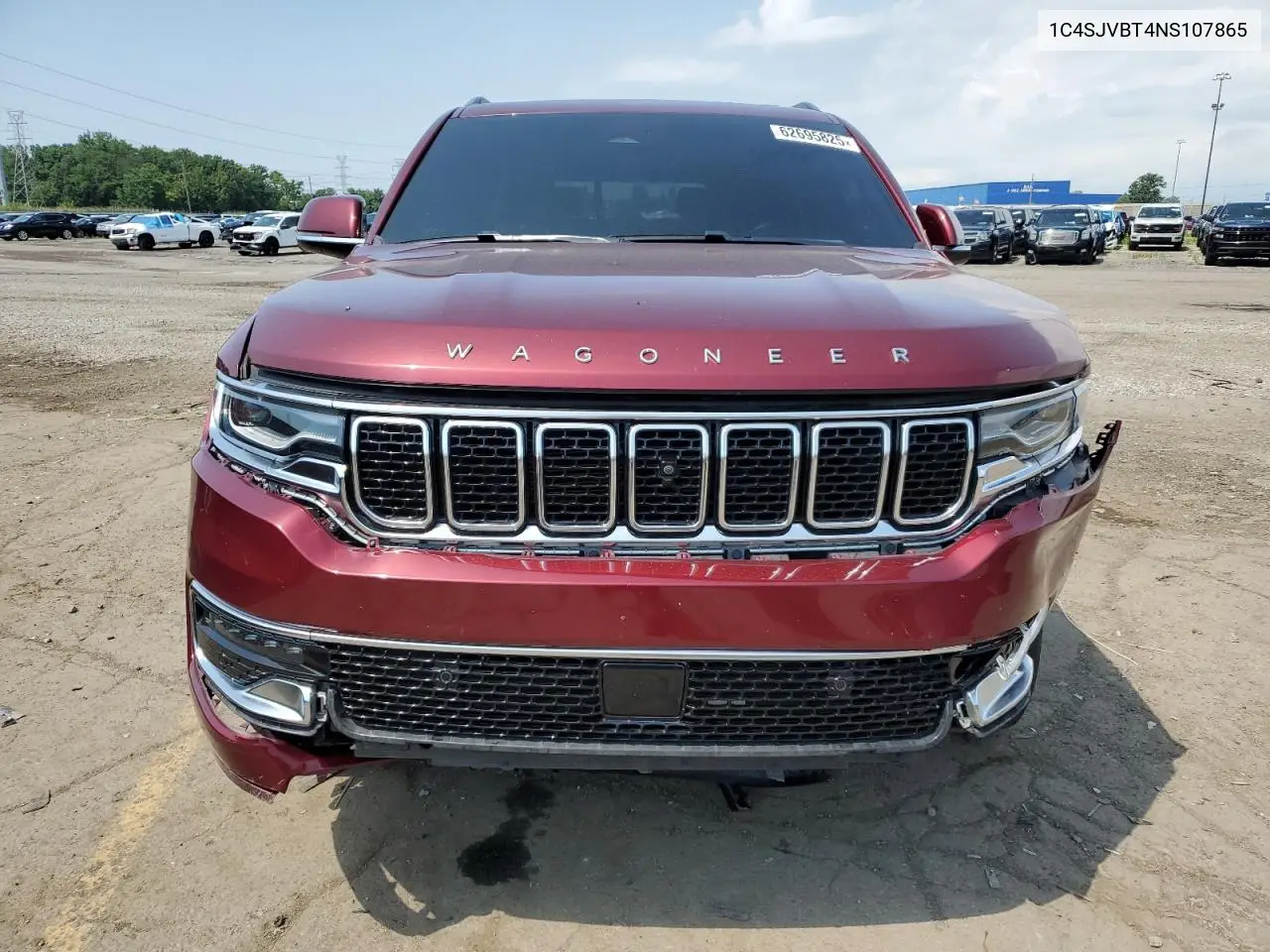 2022 Jeep Wagoneer Series Ii VIN: 1C4SJVBT4NS107865 Lot: 62695825