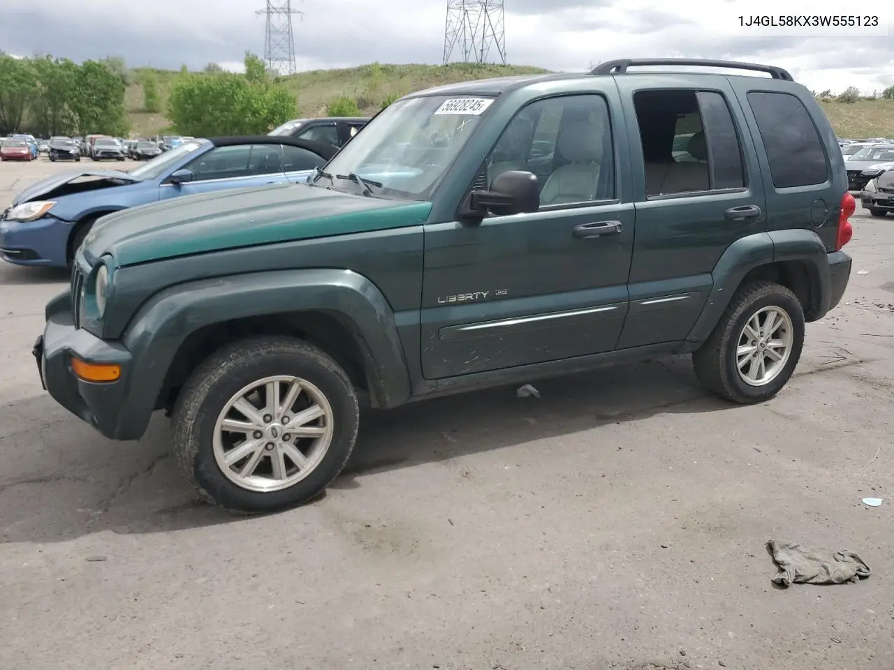 1j4gl58kx3w555123 1J4GL58KX3W555123 2003 Jeep Liberty Limited