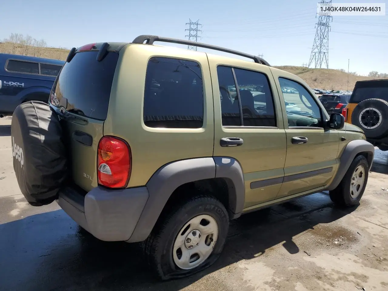 2004 Jeep Liberty Sport VIN: 1J4GK48K04W264631 Lot: 53144595