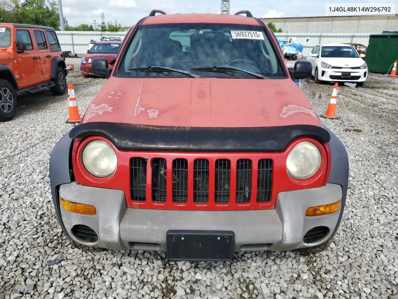2004 Jeep Liberty Sport VIN: 1J4GL48K14W296792 Lot: 56937515
