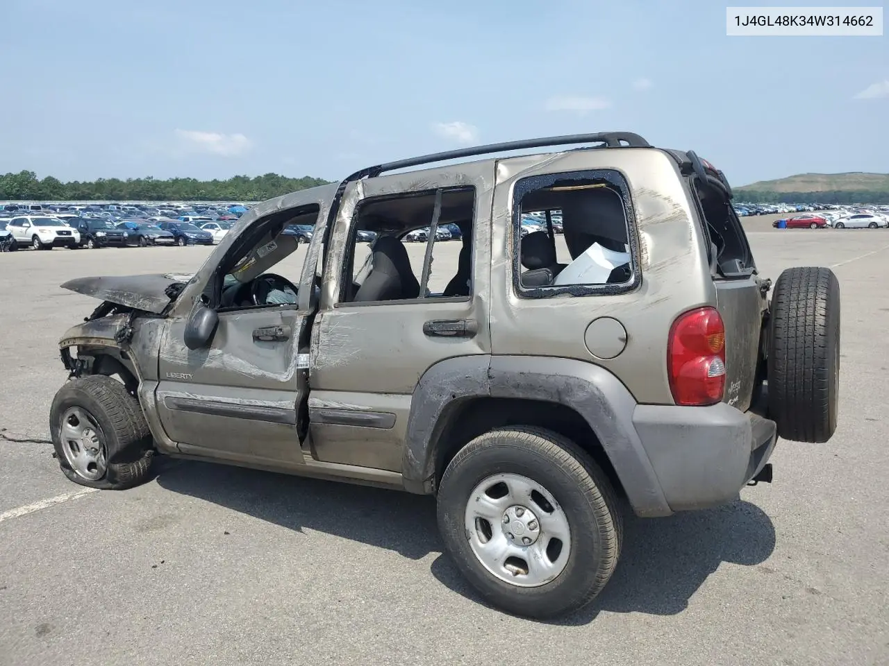 1J4GL48K34W314662 2004 Jeep Liberty Sport