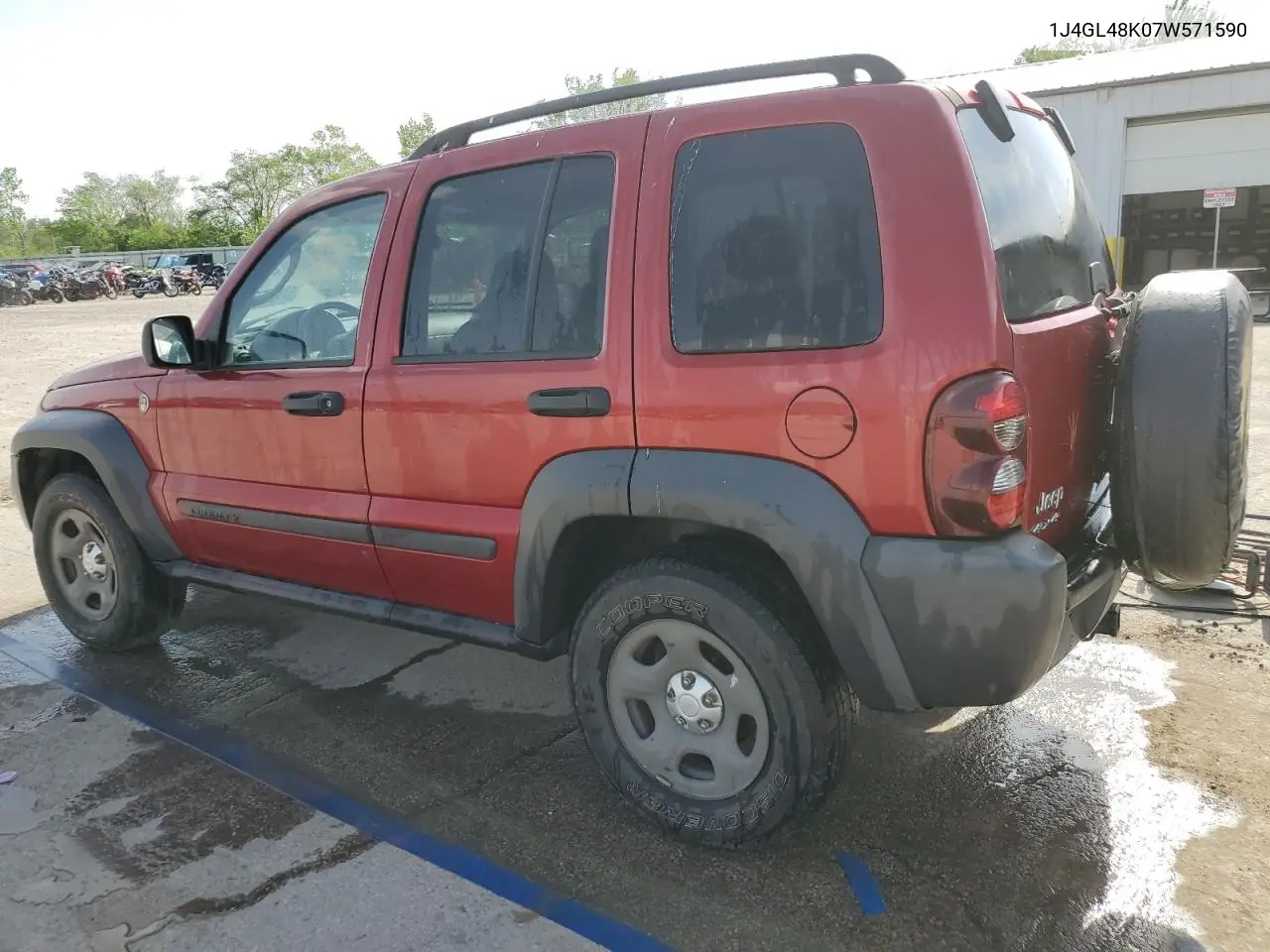 2007 Jeep Liberty Sport VIN: 1J4GL48K07W571590 Lot: 57428715