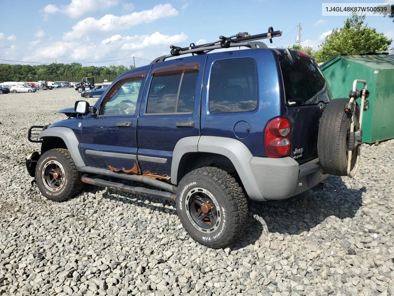 2007 Jeep Liberty Sport VIN: 1J4GL48K87W500539 Lot: 60627615